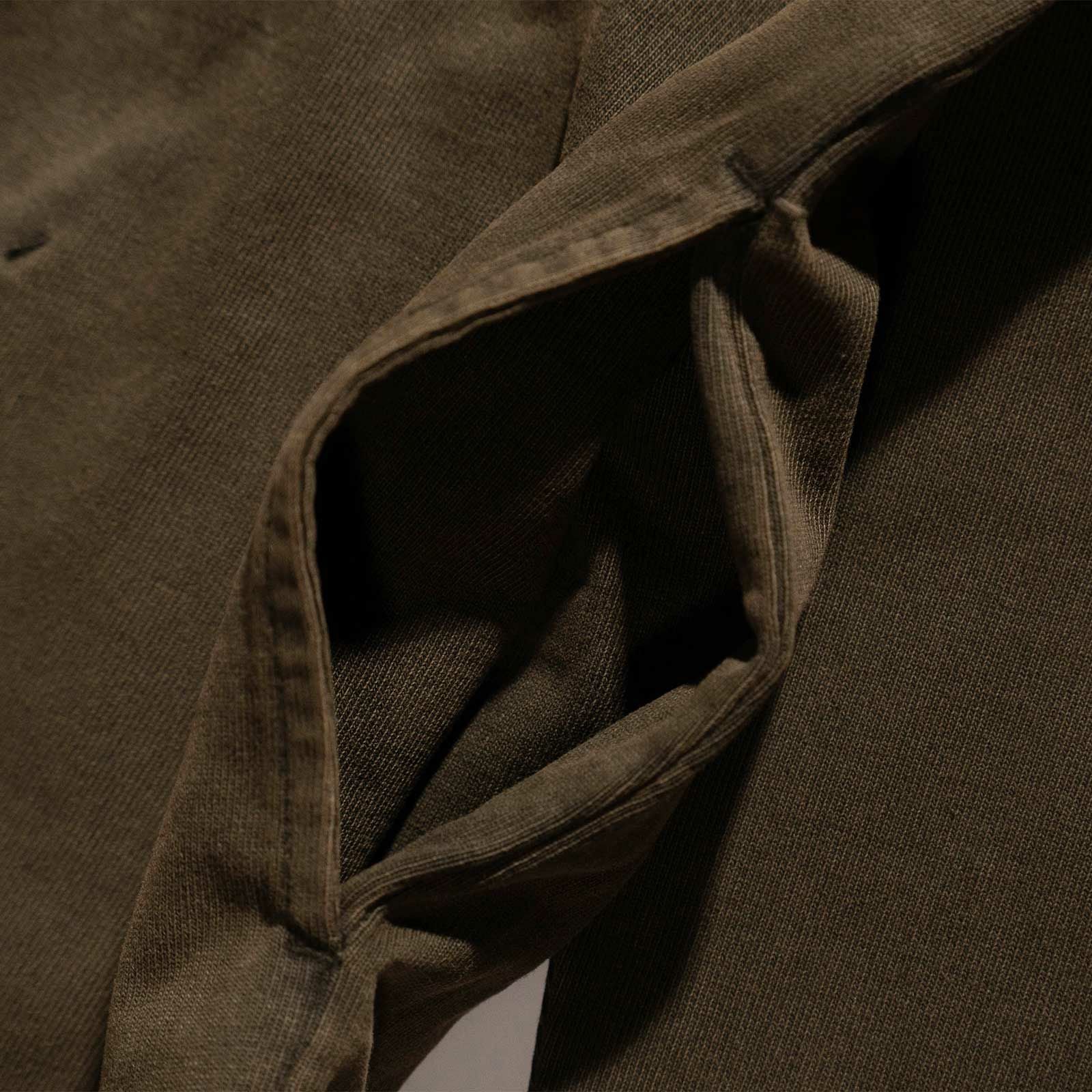 シービーズSEABEESピグメントコットンカーディガン