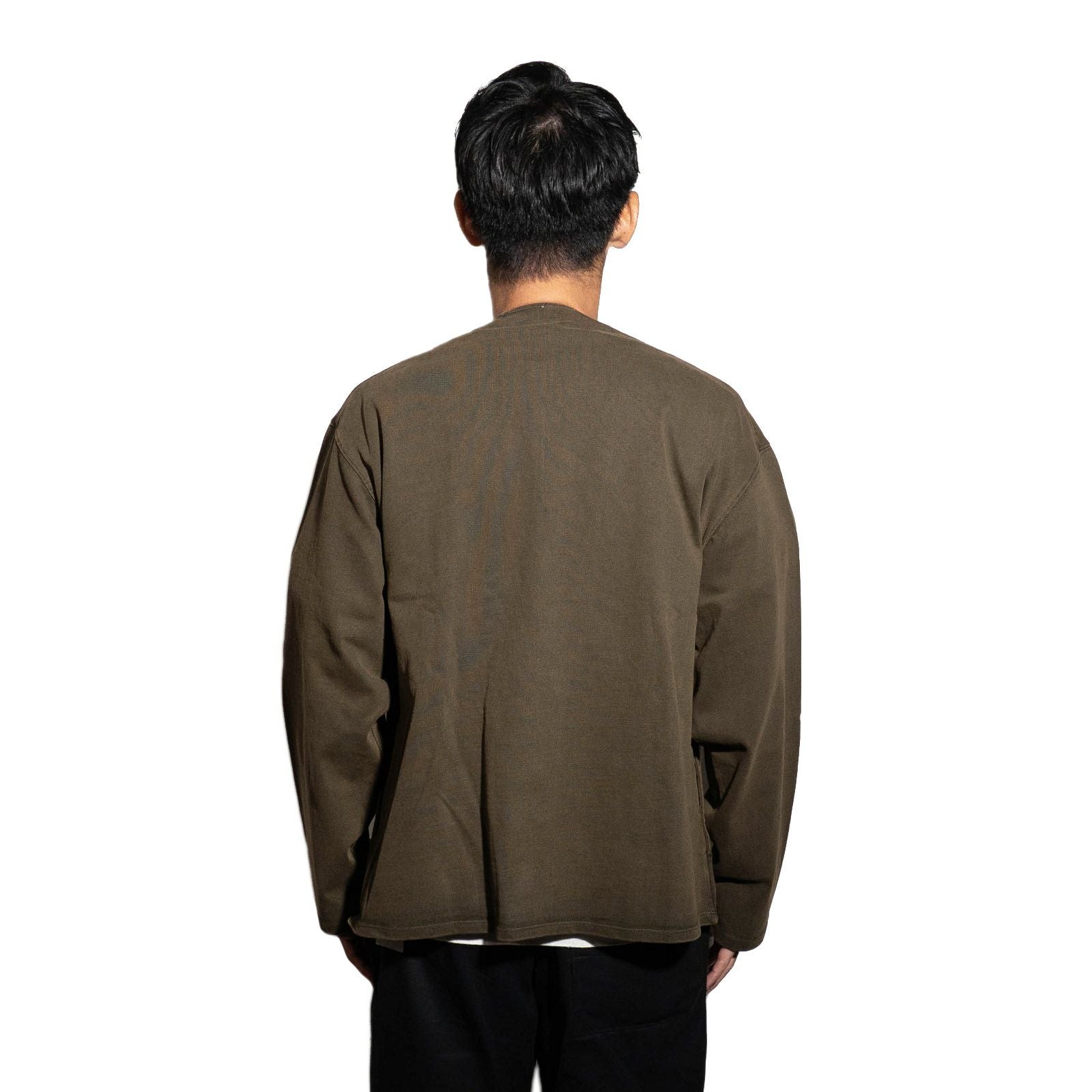 シービーズSEABEESピグメントコットンカーディガン