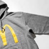 マクドナルドMcDonald’sアーチロゴバリューフーディーグレー