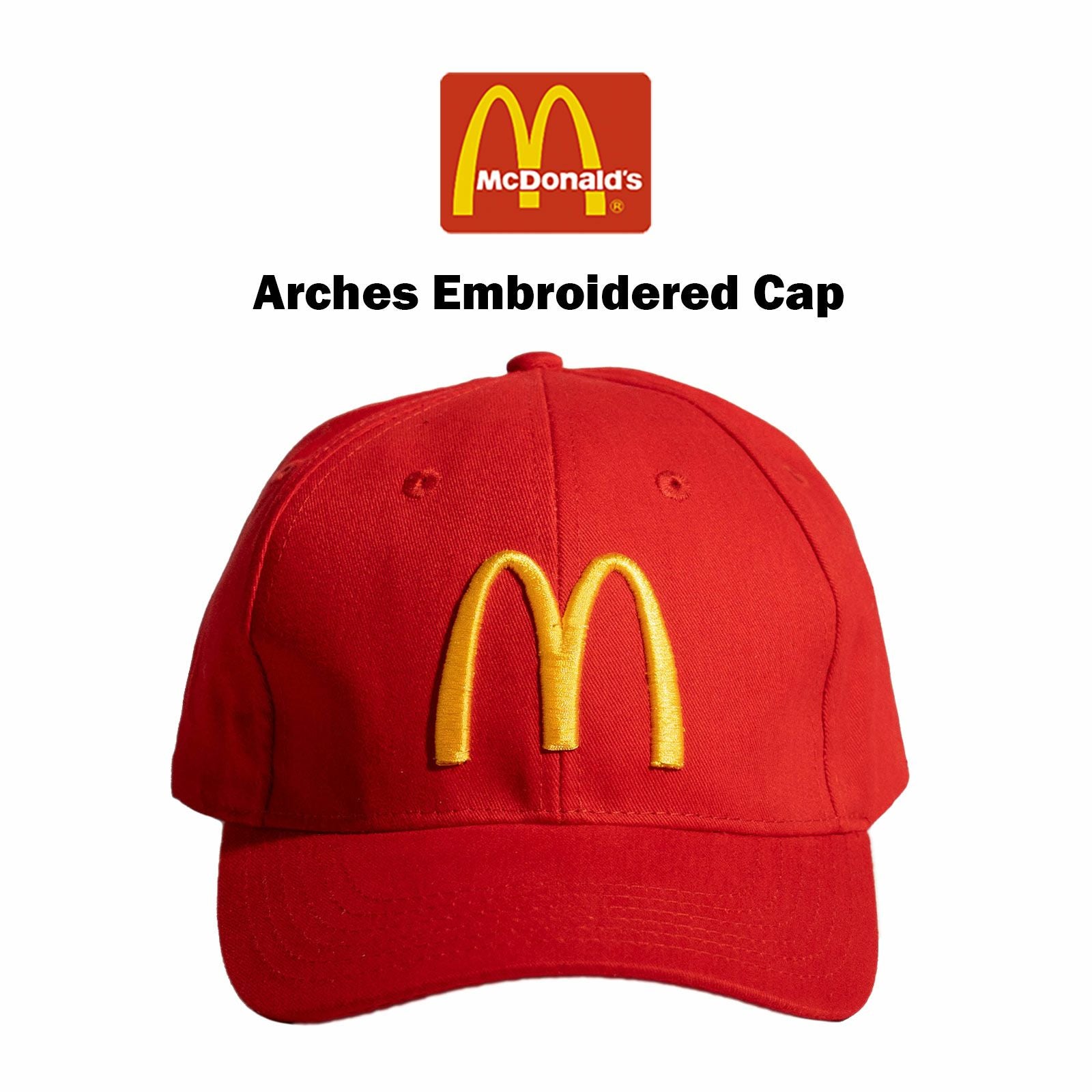 マクドナルドMcDonald’sアーチロゴエンブロイダリーキャップ