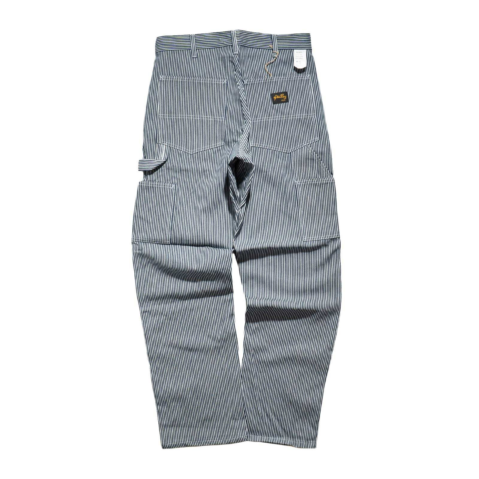 スタンレイSTANRAYオリジナルペインターパンツヒッコリーストライプ