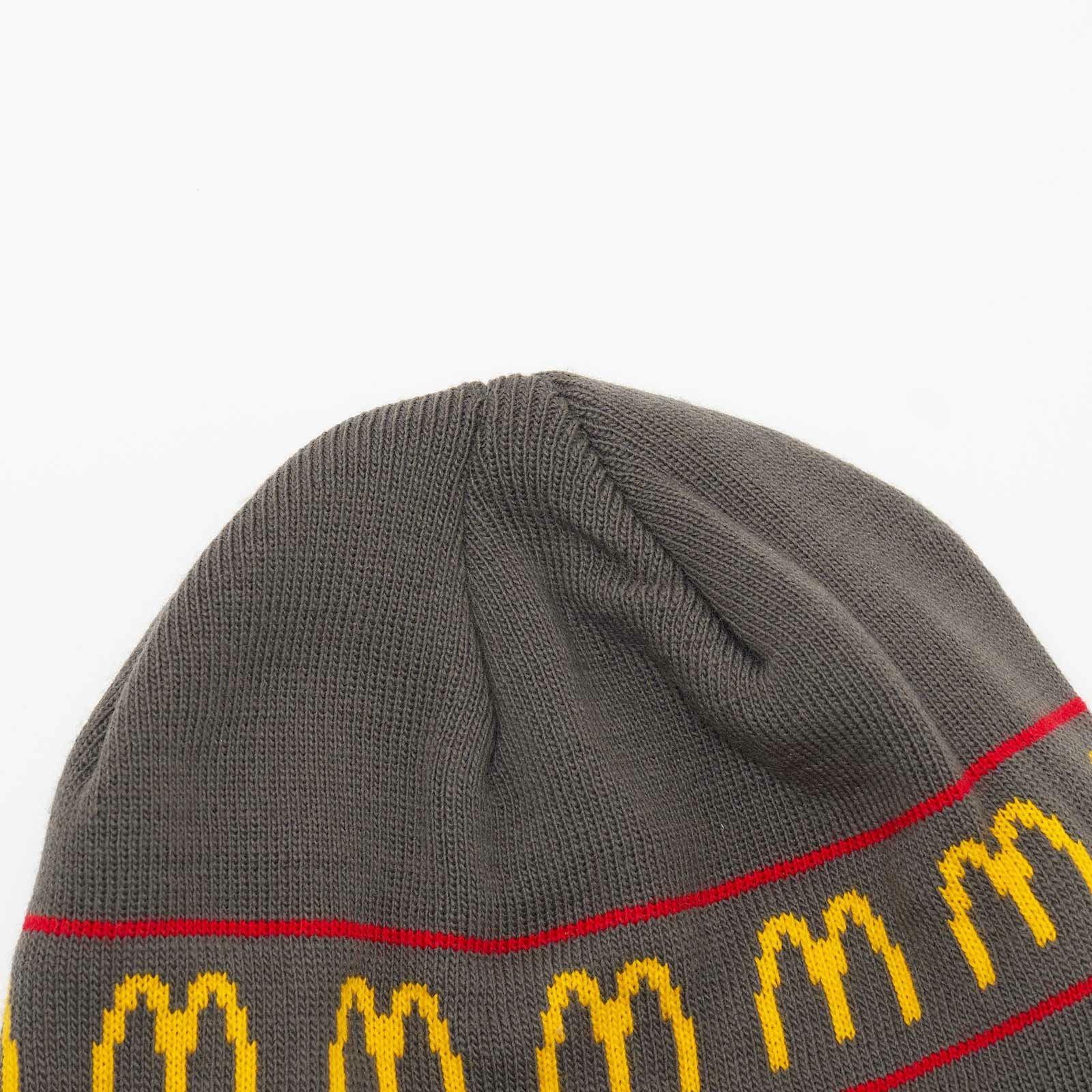 マクドナルドMcDonald’sアーチズストライプグレービーニー