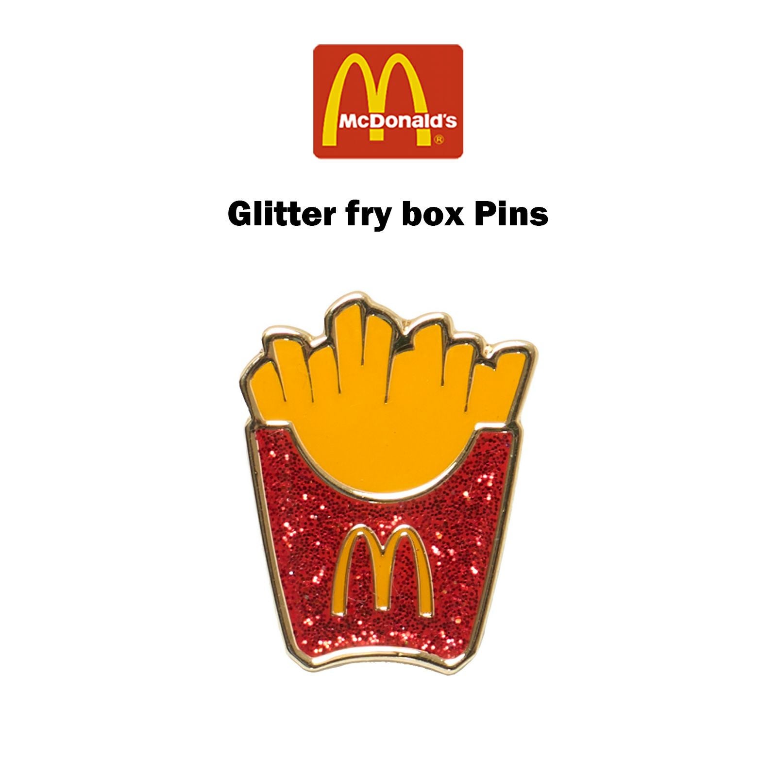 マクドナルドMcDonald’sグリッターフライボックスラペルピン