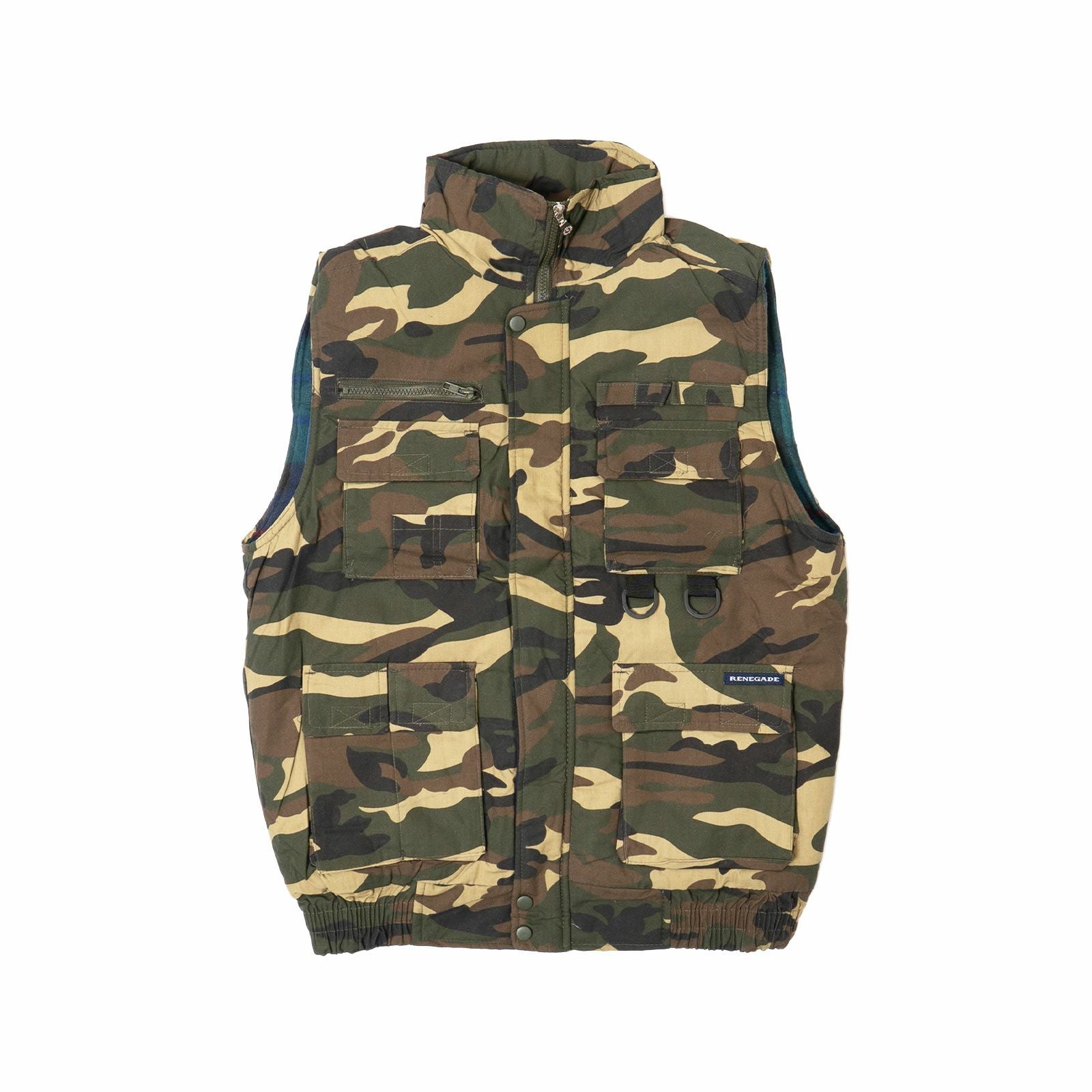 RenegadeSportswearマルチポケットカモユーティリティベスト