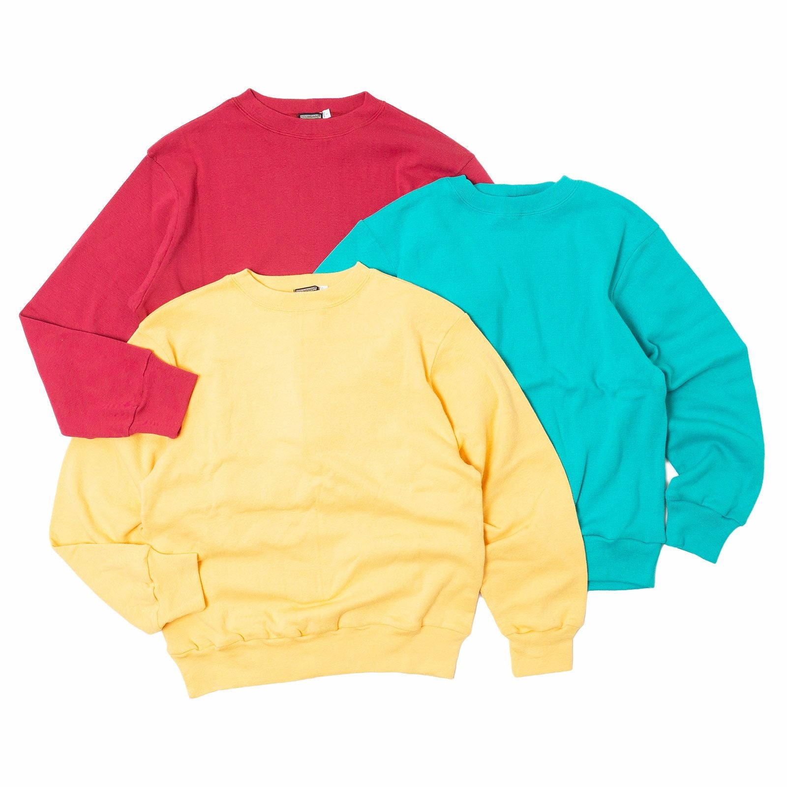 コロンビアニットCOLUMBIAKNITメンズリブクルーネック