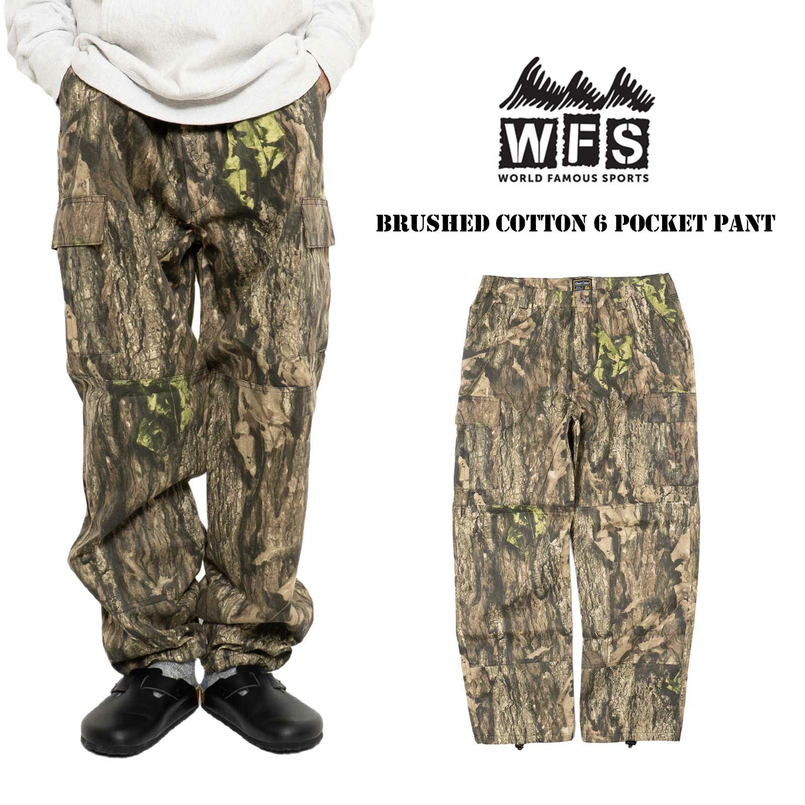 ワールドフェイマススポーツWORLDFAMOUSSPORTSブラッシュドコットン6ポケットパンツ