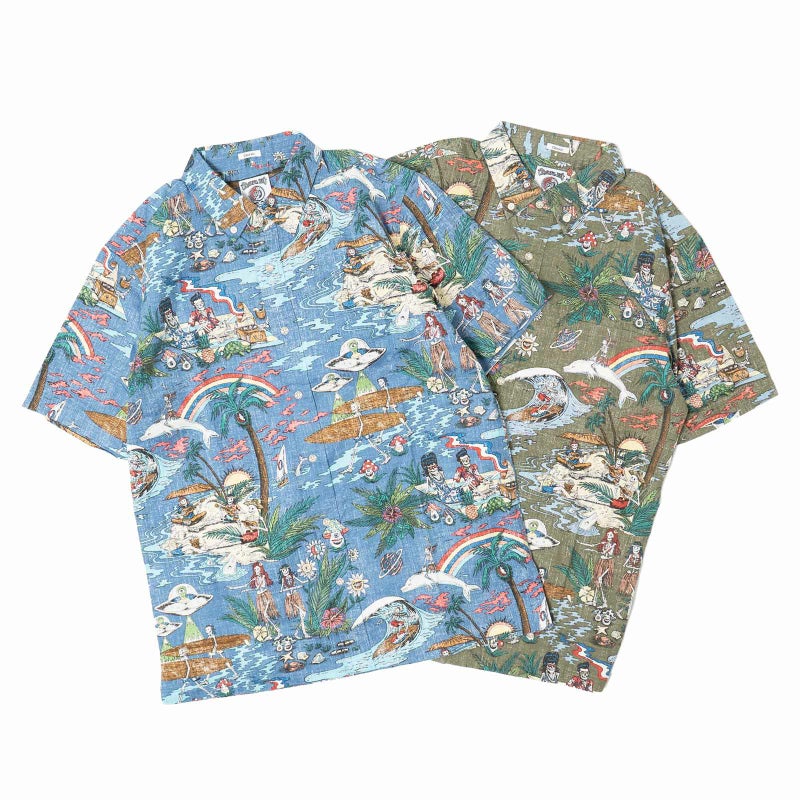 レインスプーナーXグレイトフルデッドREYNSPOONERXGRATEFULDEADファーアウト半袖アロハシャツ
