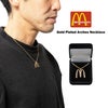 マクドナルドMcDonald'sゴールドプレートアーチネックレス