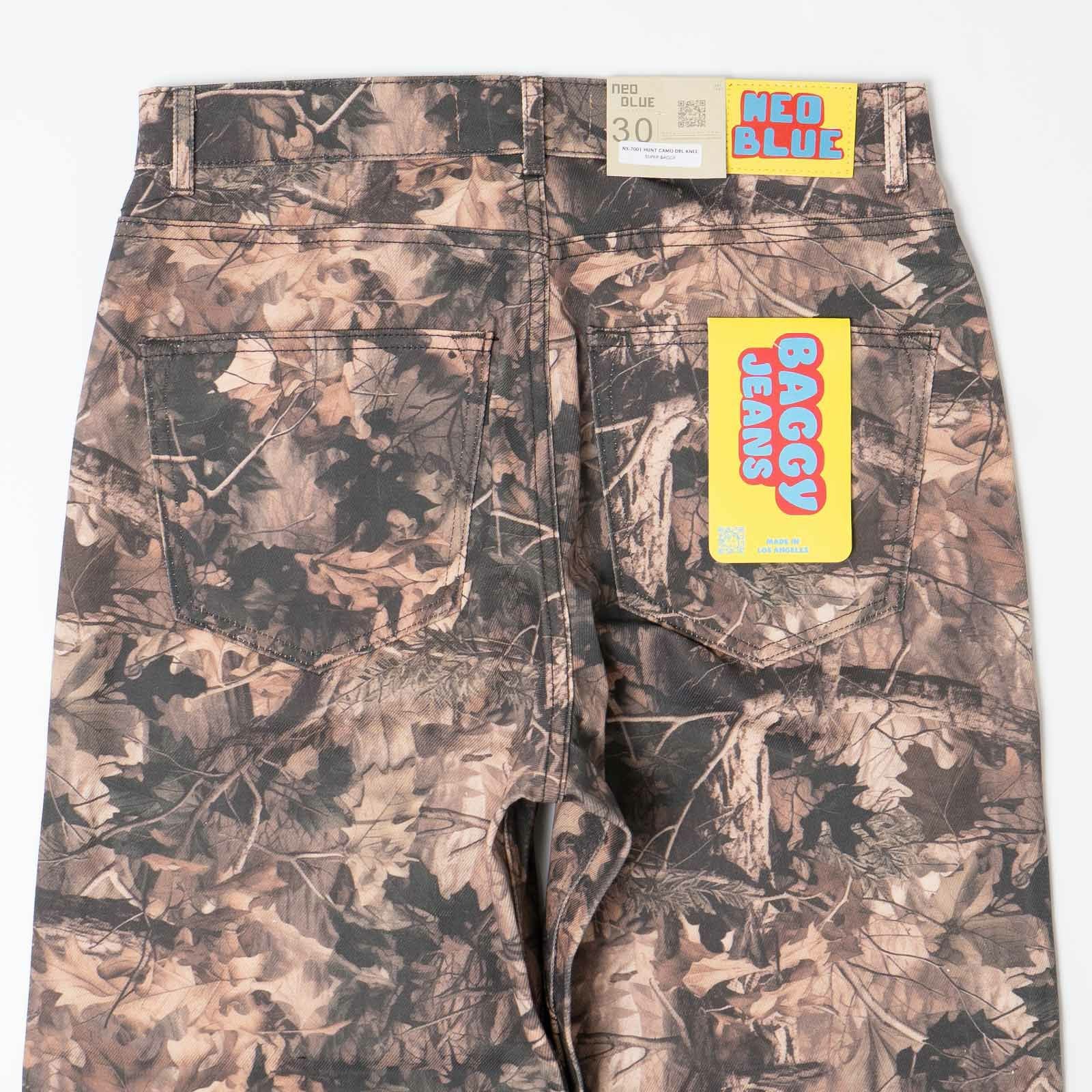 ネオブルーNEOBLUEスーパーバギーダブルニーダークカモ