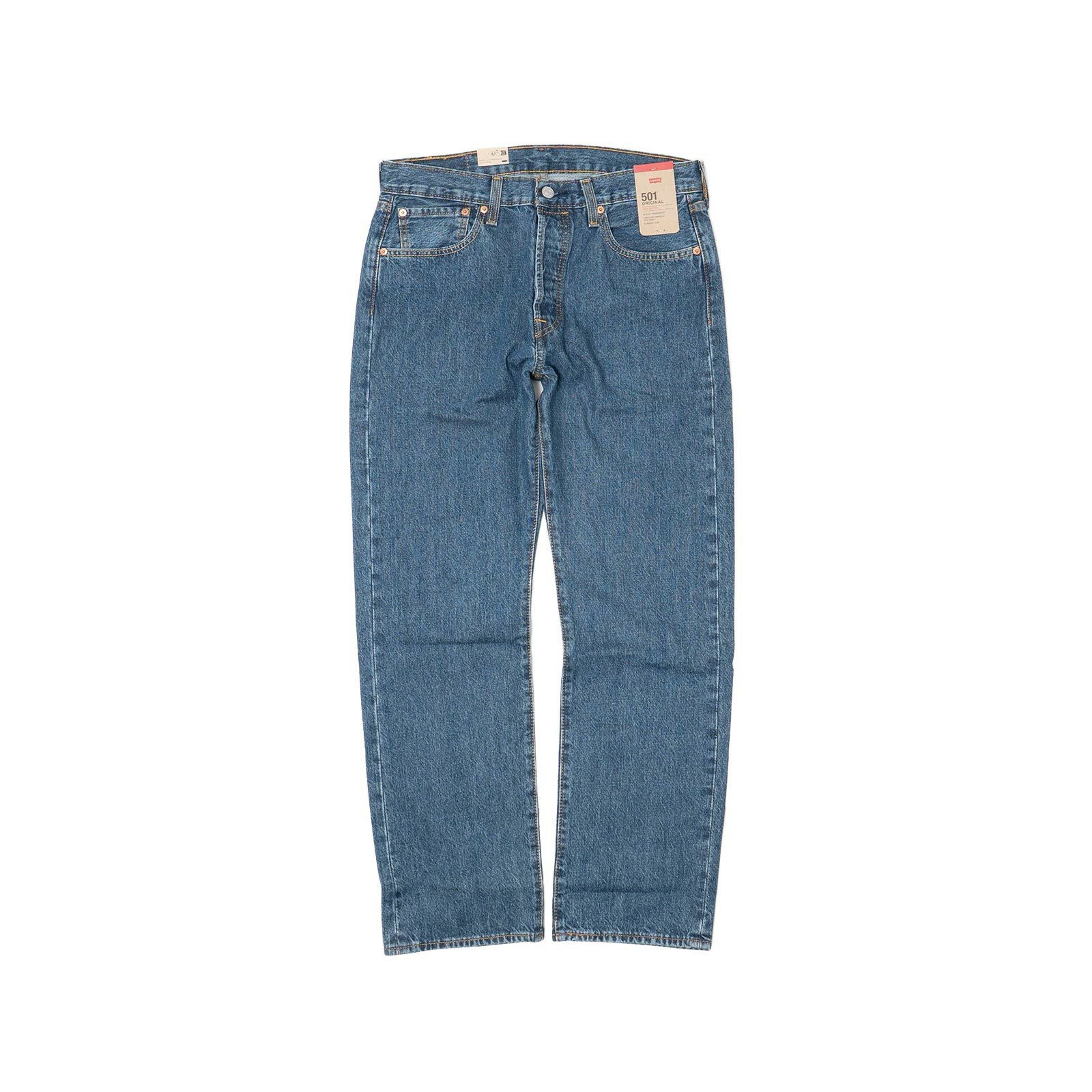 リーバイスLEVI’S501-0194ボタンフライストレートジーンズダークストーンウォッシュ