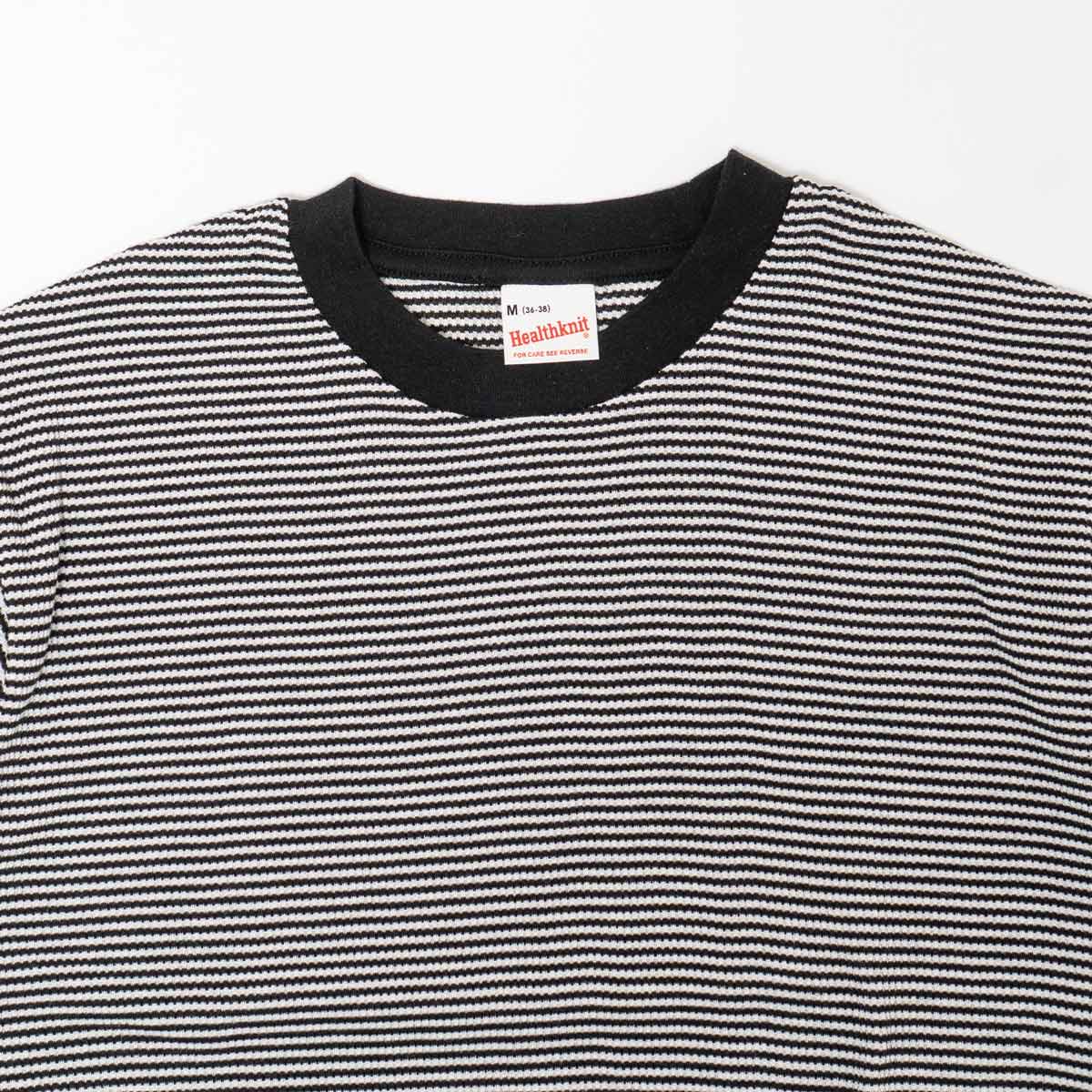 ヘルスニットHealthknit633Sベーシックワッフルリブドヘム半袖クルーネックパッケージ入り