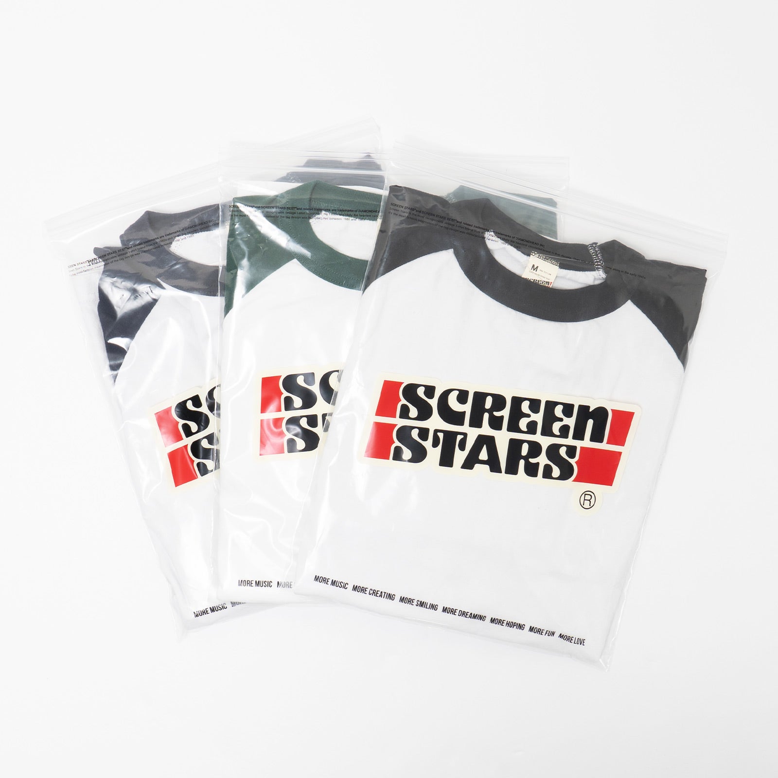 スクリーンスターズSCREENSTARSフロスト加工ベースボールTシャツ