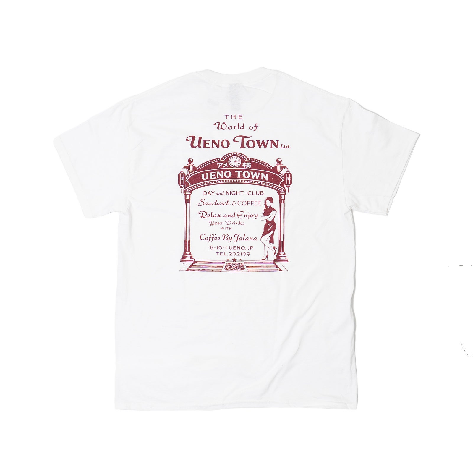 コーヒーバイジャラーナCoffebyJalanaウエノタウンTシャツ