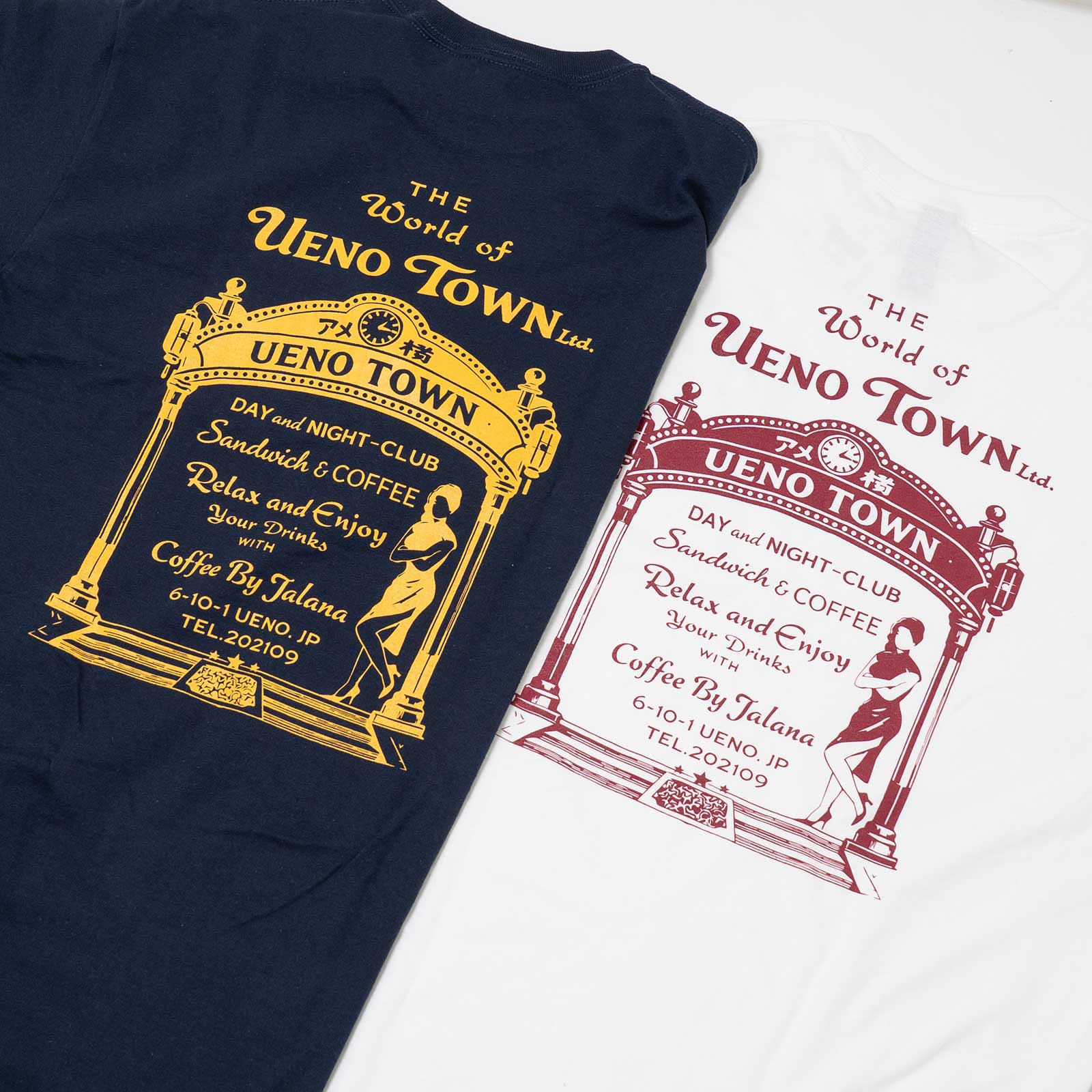コーヒーバイジャラーナCoffebyJalanaウエノタウンTシャツ