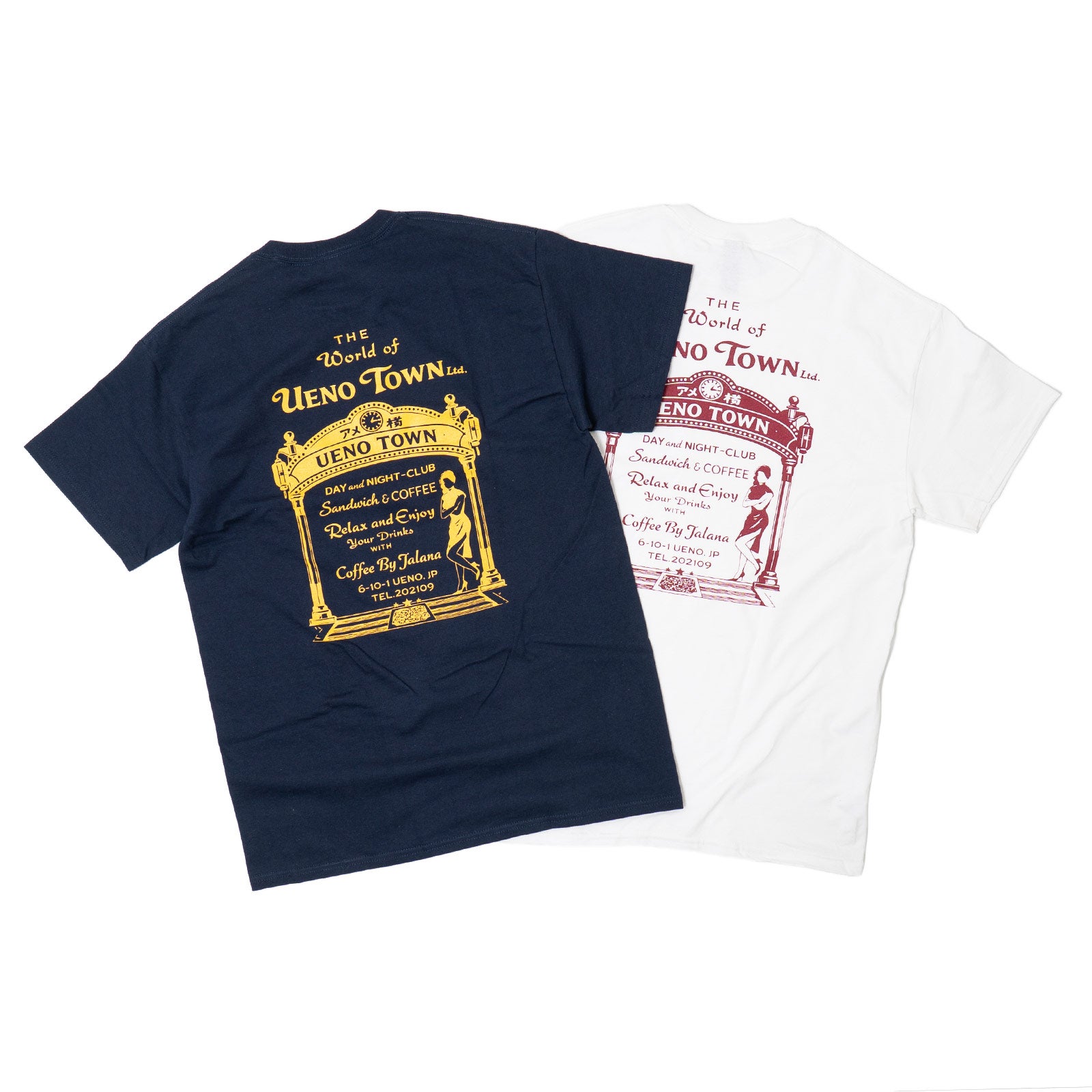 コーヒーバイジャラーナCoffebyJalanaウエノタウンTシャツ