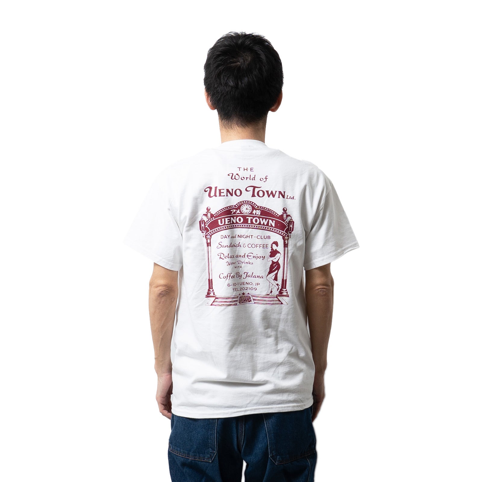 コーヒーバイジャラーナCoffebyJalanaウエノタウンTシャツ