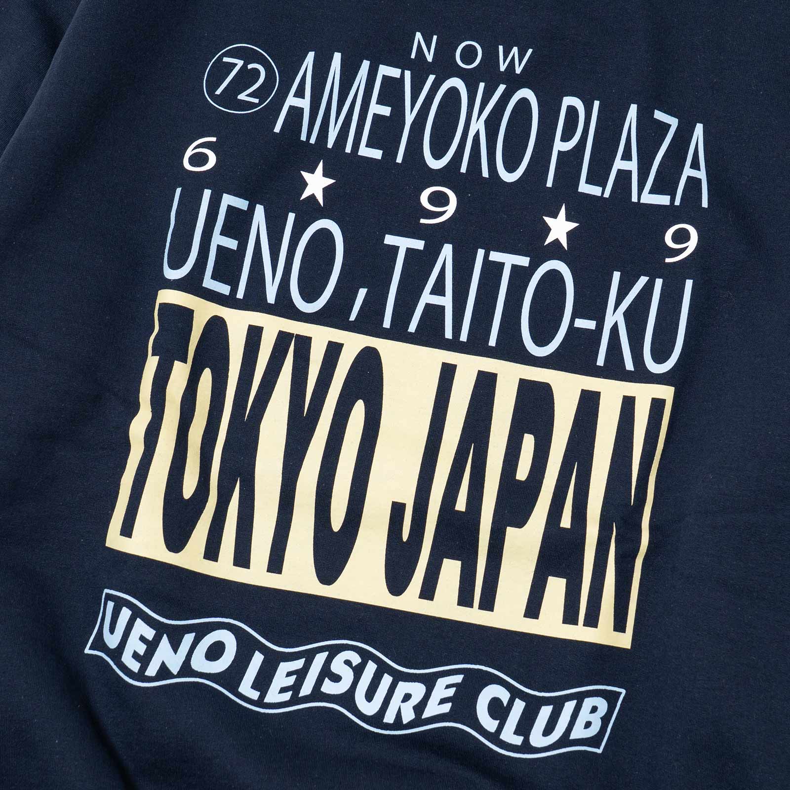 上野遊戯倶楽部ウエノユウギクラブ東京ジャパンクルーネックスウェット