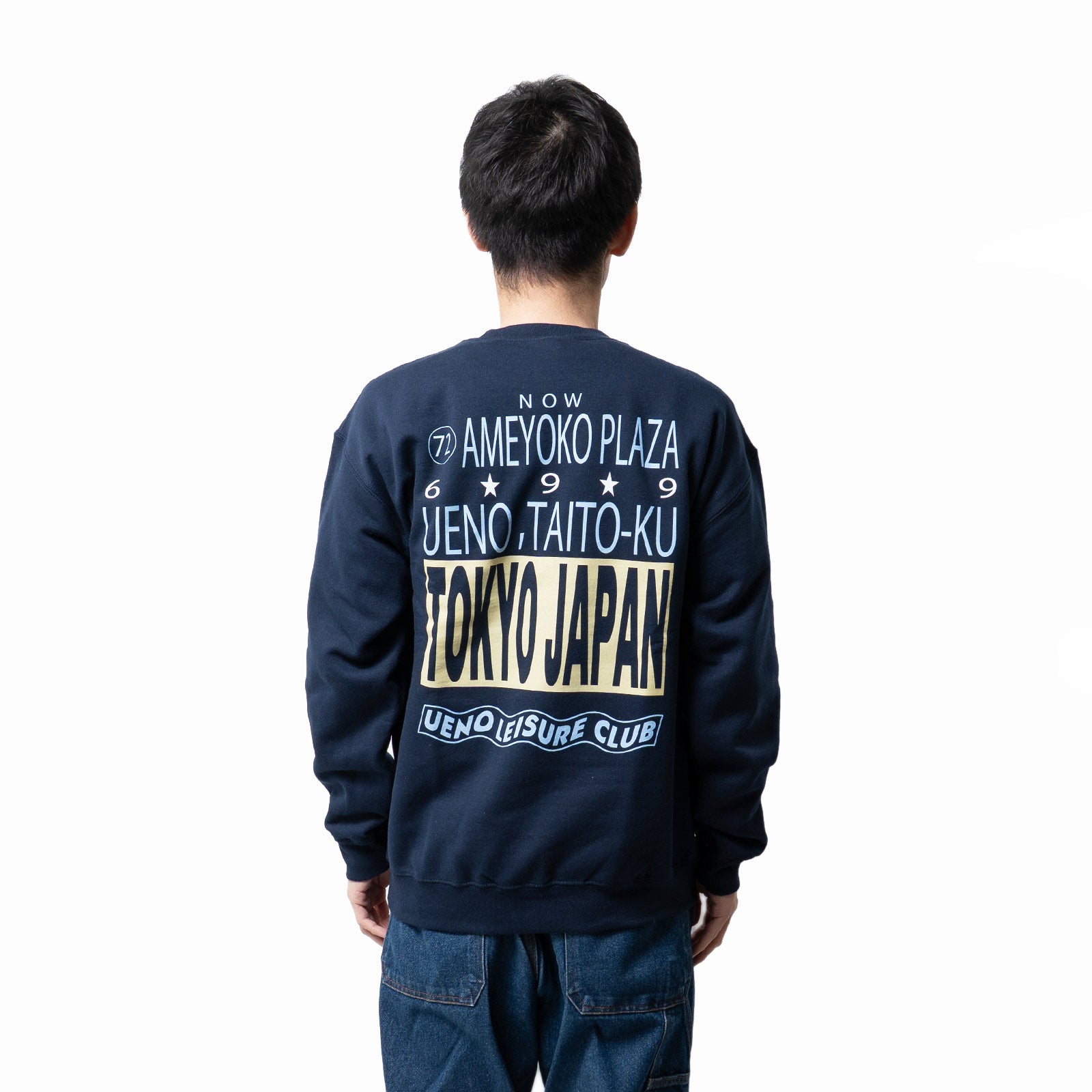 上野遊戯倶楽部ウエノユウギクラブ東京ジャパンクルーネックスウェット