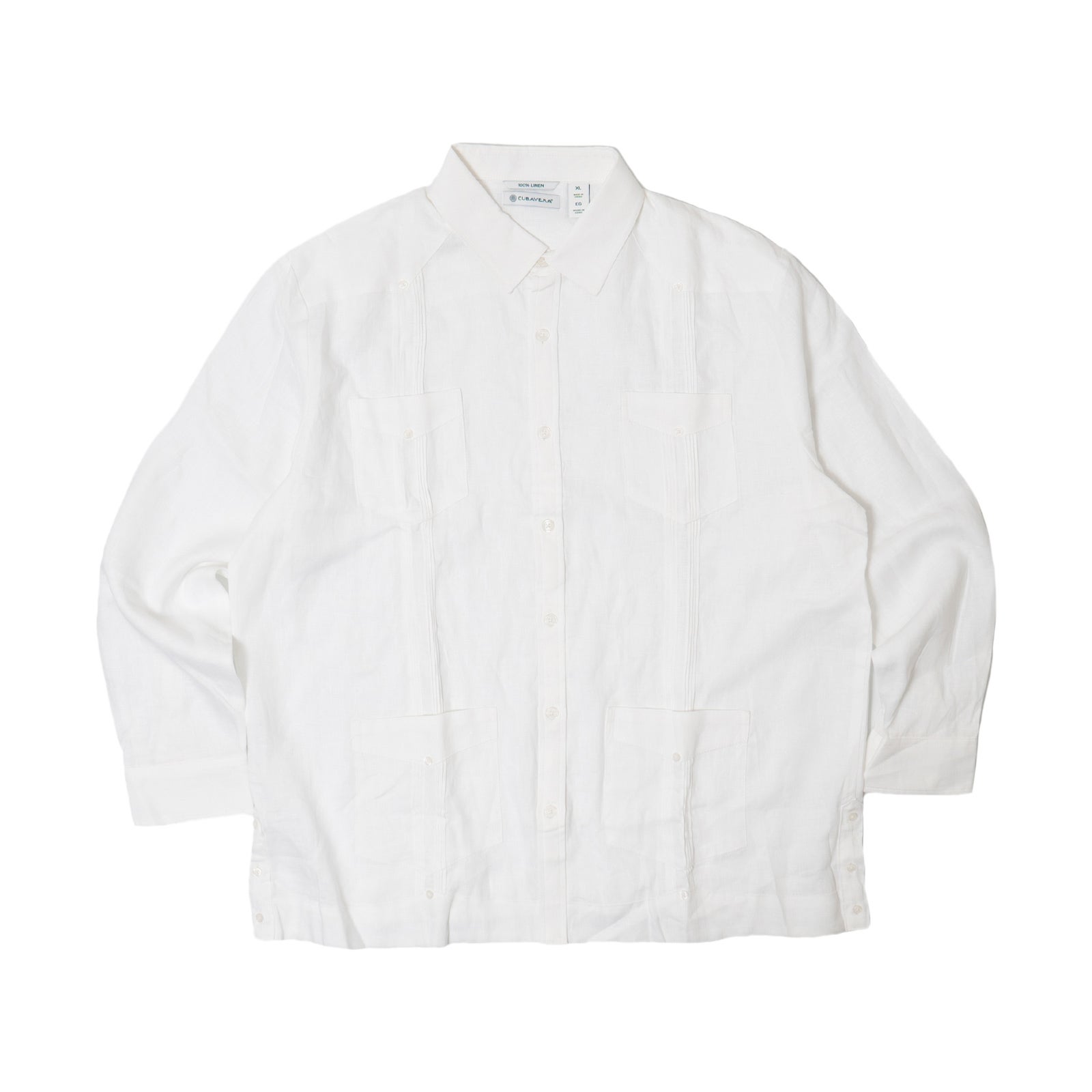 キューバベラCUBAVERAリネングァジャベーラシャツロングスリーブ
