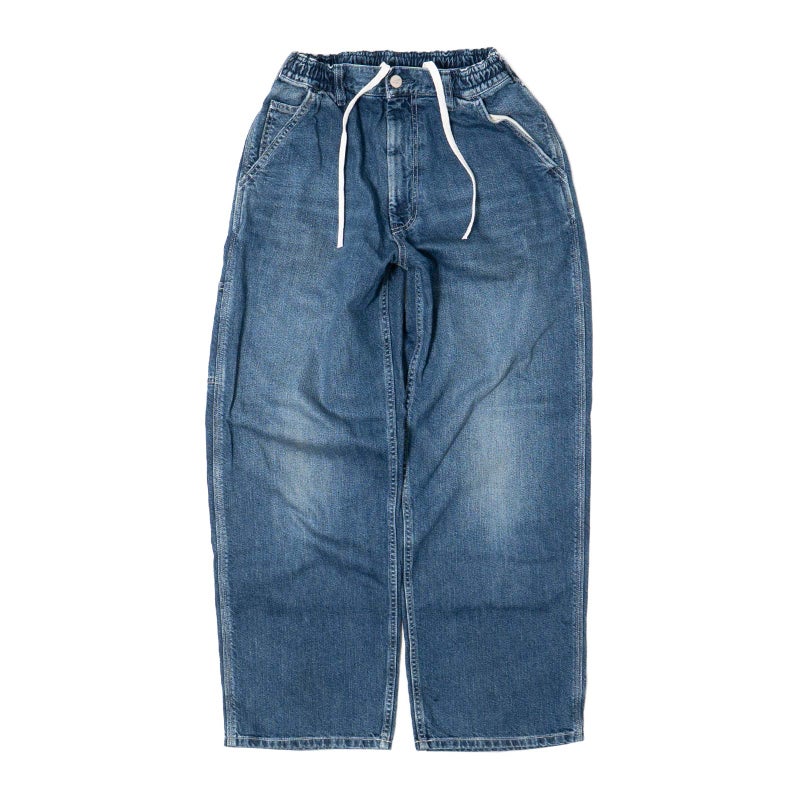 オーセンAUTHENシルクナイズドデニムイージーワークパンツユーズド182SD-002