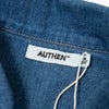 オーセンAUTHENシルクナイズドデニムレギュラーシャツユーズド122SD-002