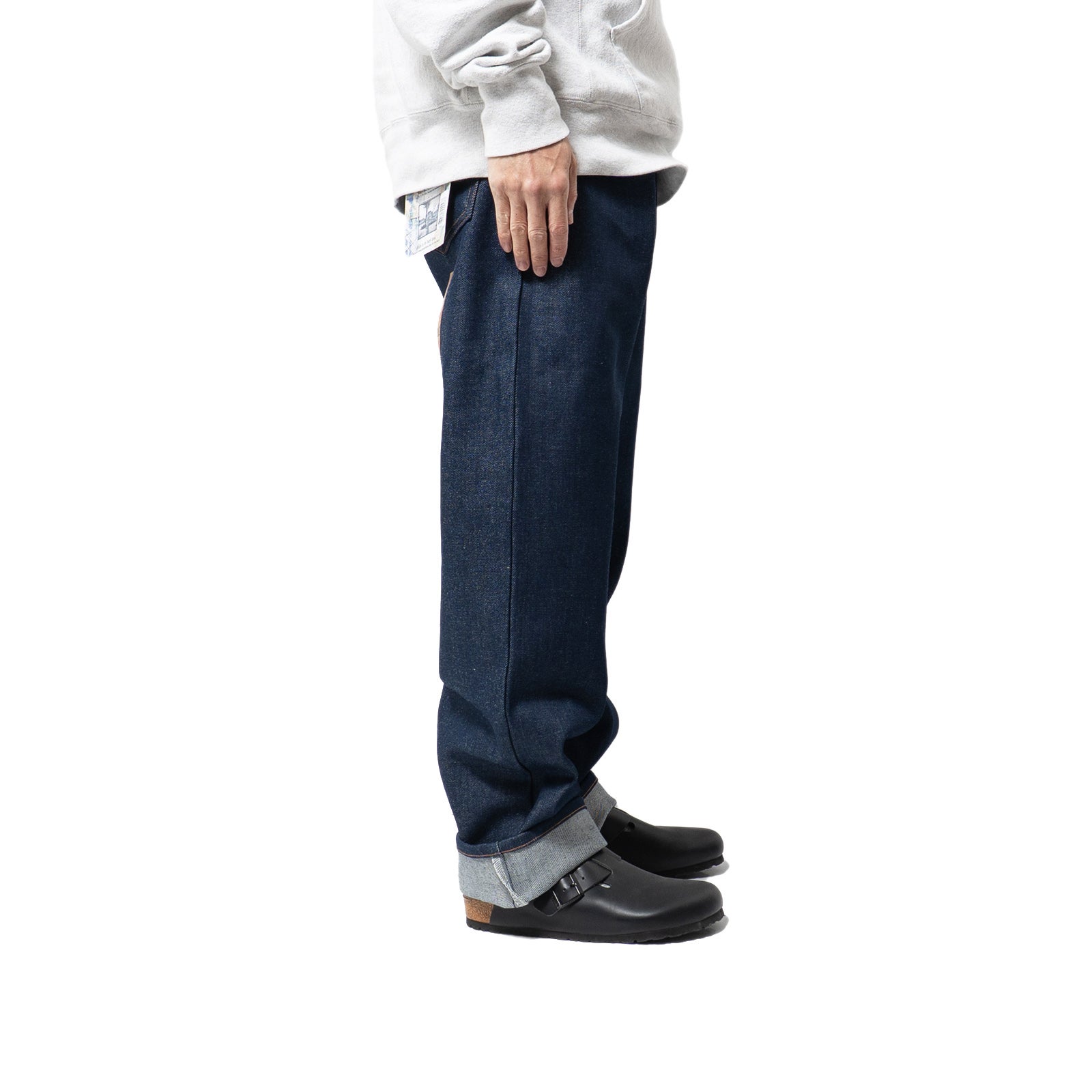 プリズンブルースPRISONBLUESリラックスフィットジーンズリジッドブルーBIGSIZE