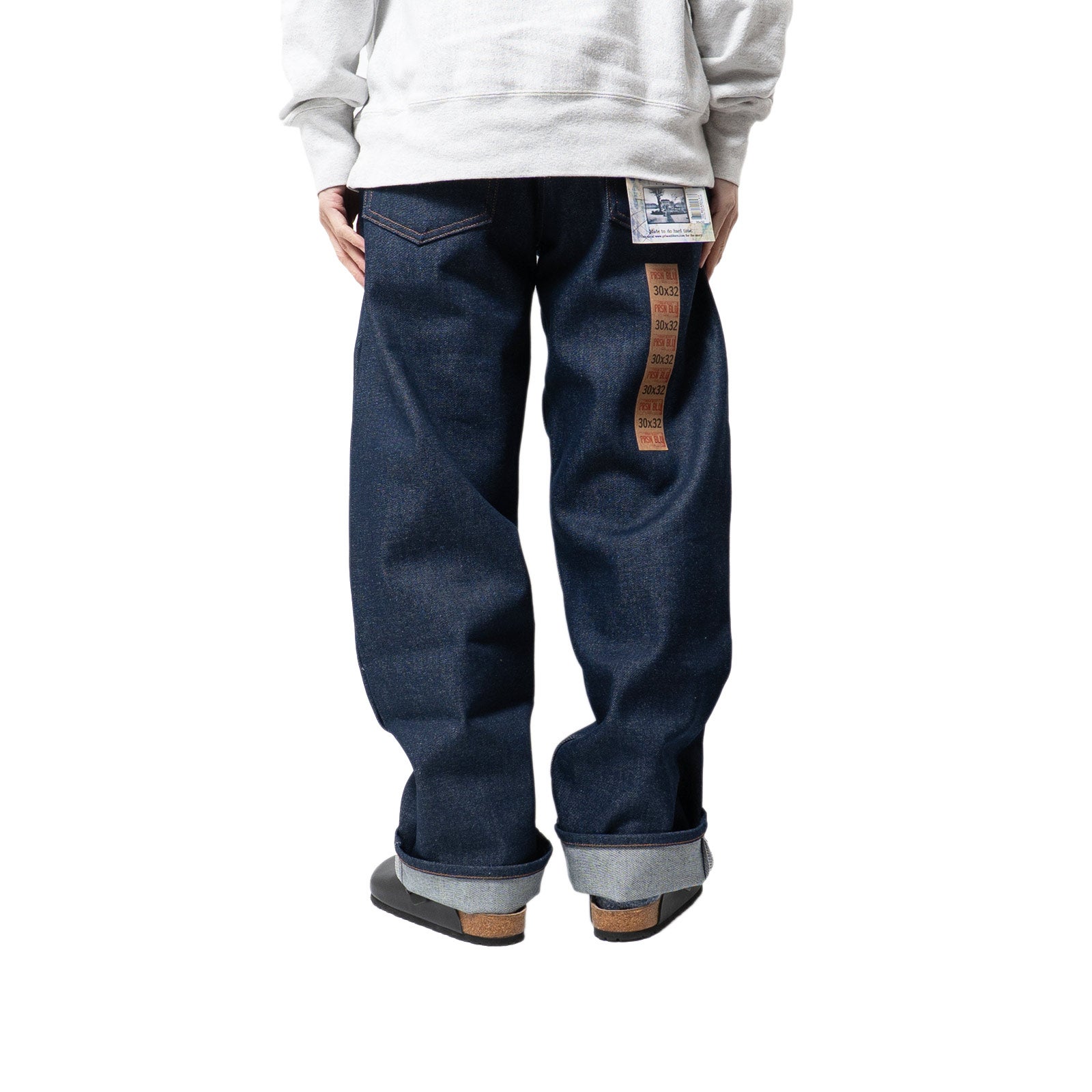 プリズンブルースPRISONBLUESリラックスフィットジーンズリジッドブルーBIGSIZE