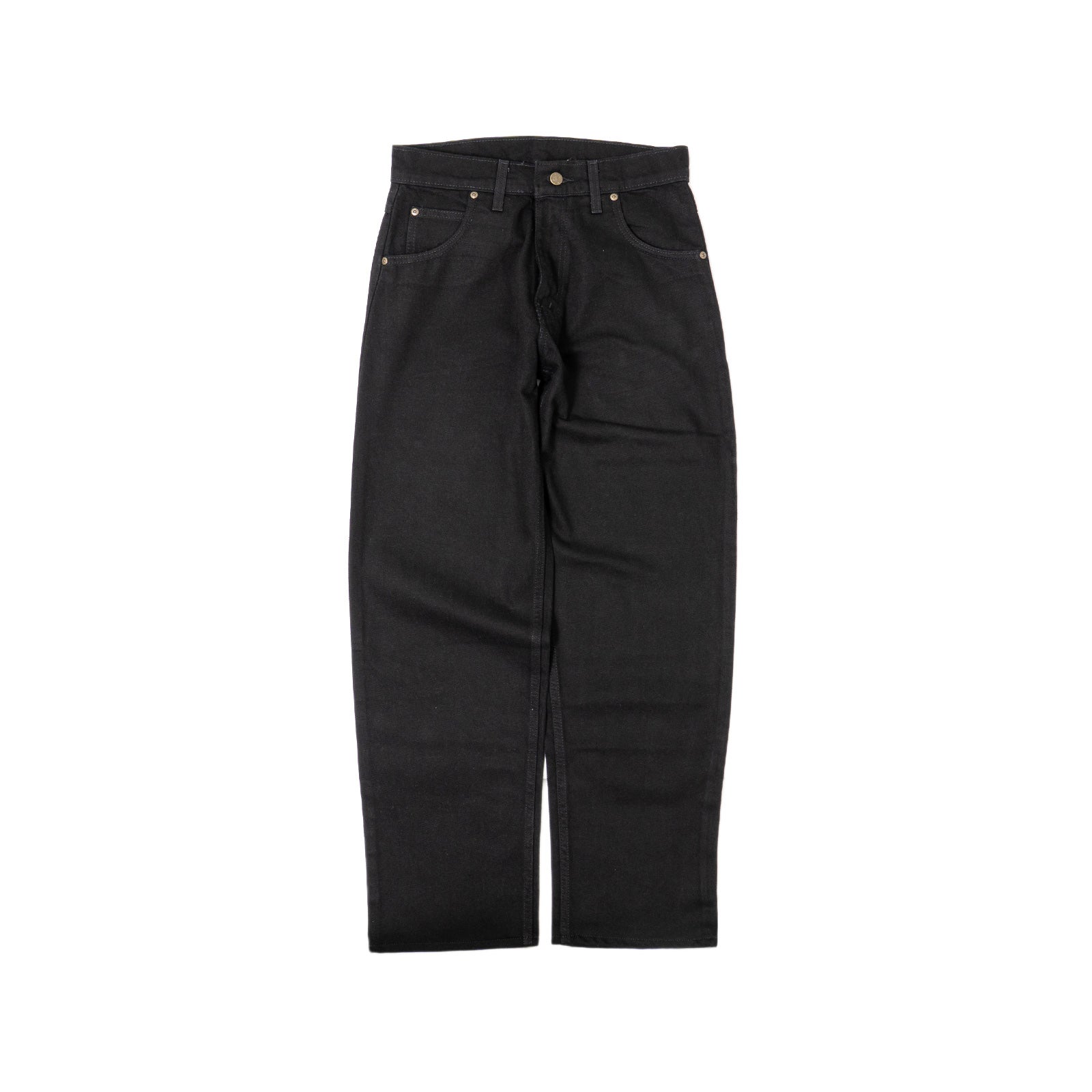 プリズンブルースPRISONBLUESリラックスフィットジーンズリンスドブラック