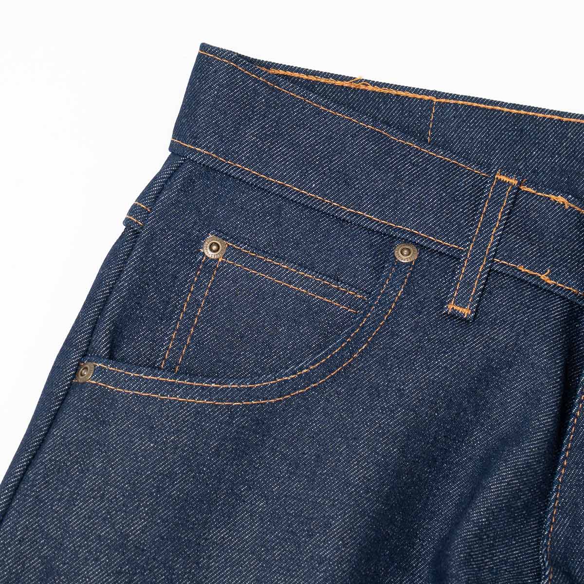 プリズンブルースPRISONBLUESリラックスフィットジーンズリジッドブルー