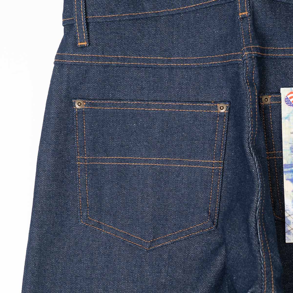 プリズンブルースPRISONBLUESリラックスフィットジーンズリジッドブルー