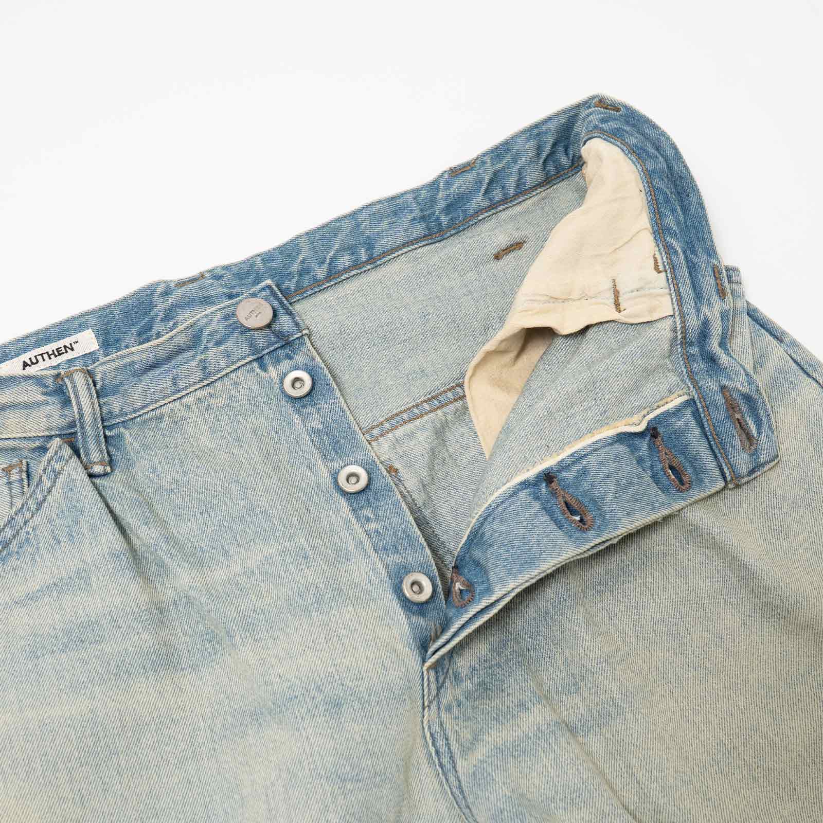 オーセンAUTHENヴィンテージワイドレッグライトユーズド