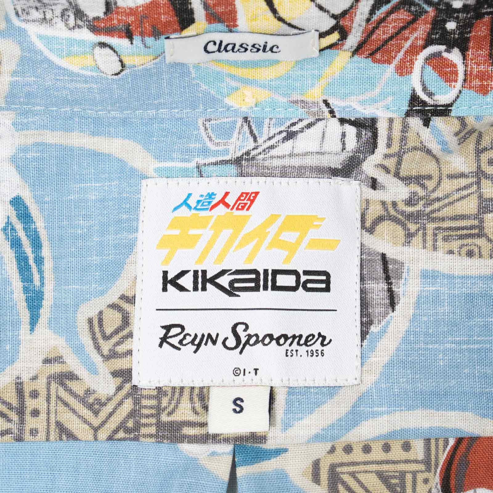 レインスプーナーREYNSPOONERゴーゴーキカイダーフルオープンアロハシャツハワイ製