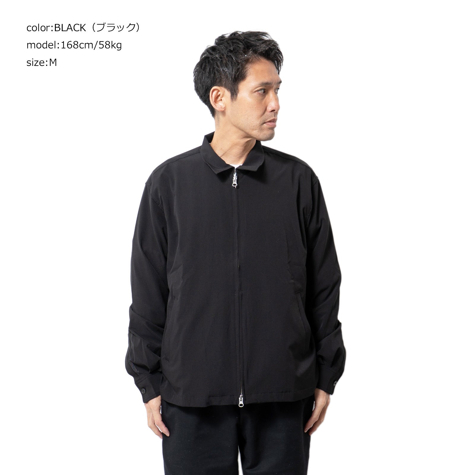 シービーズSEABEESマイクロドットジップジャケット