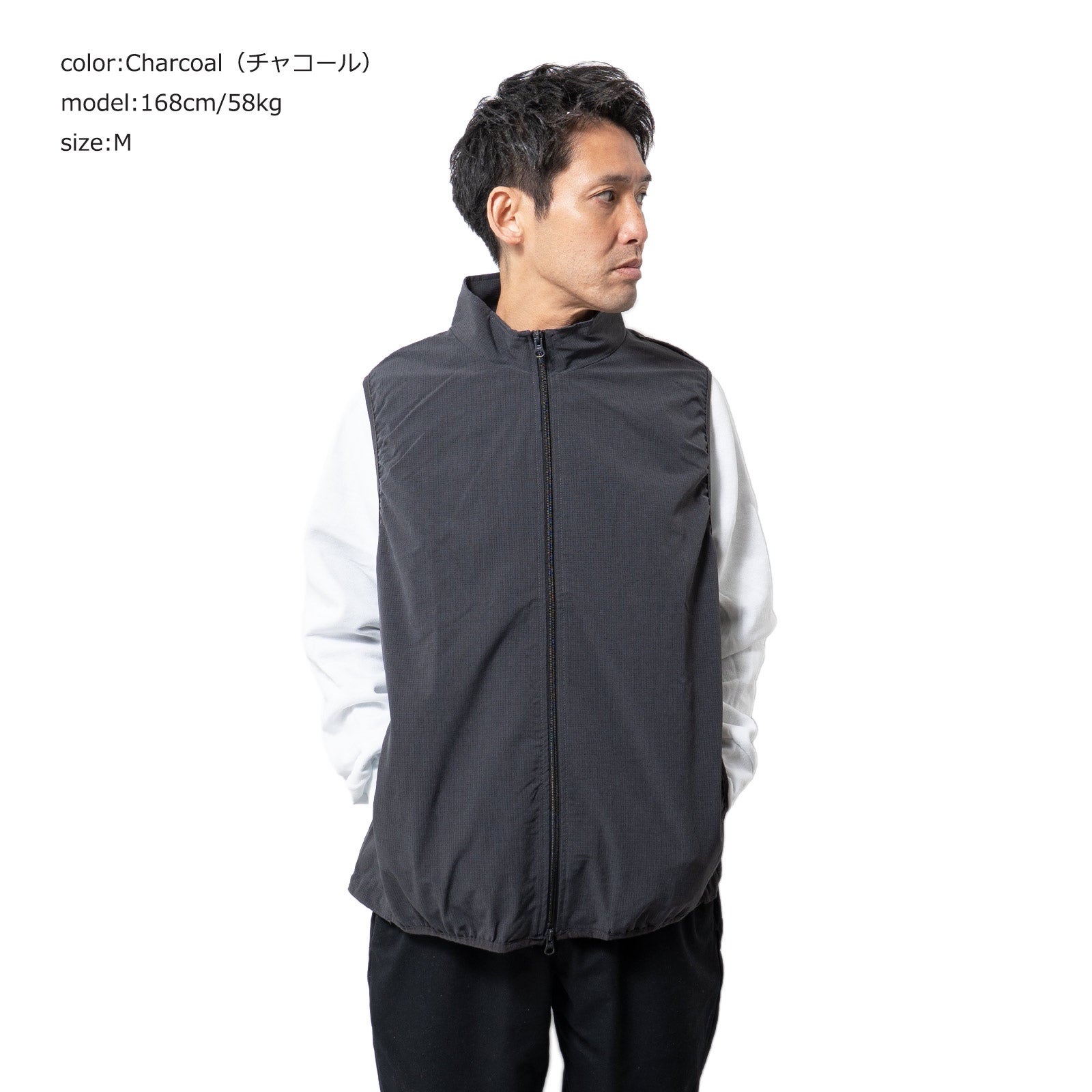 シービーズSEABEESマイクロドットジップベスト