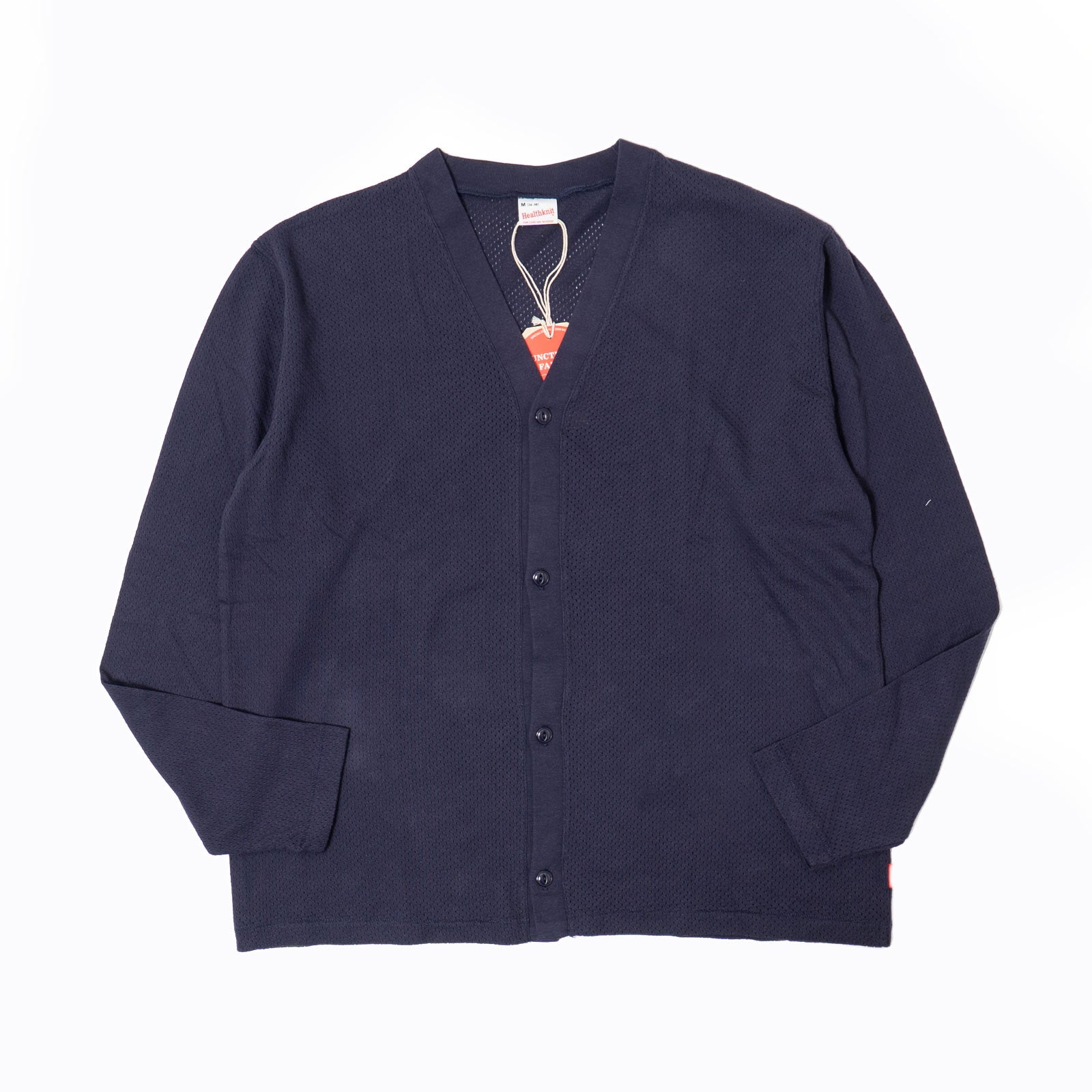 ヘルスニットHealthknit55020U.S.コットンメッシュカーディガン