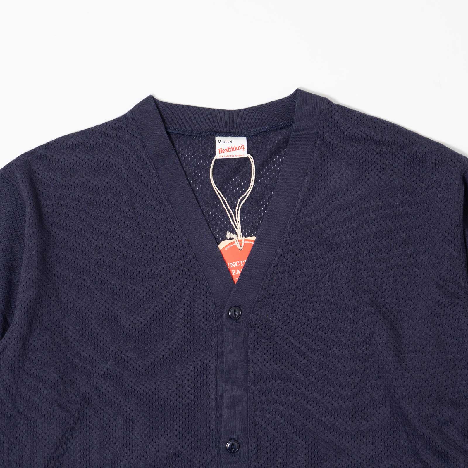 ヘルスニットHealthknit55020U.S.コットンメッシュカーディガン