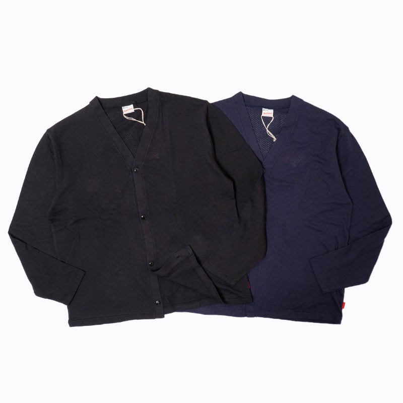 ヘルスニットHealthknit55020U.S.コットンメッシュカーディガン