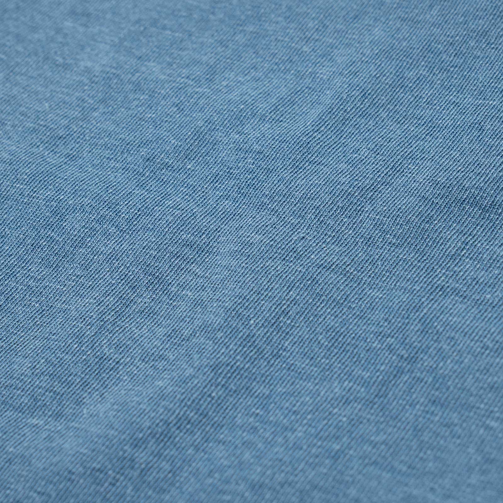ヘルスニットHealthknit10070インディゴヘンリーネック半袖Tシャツ