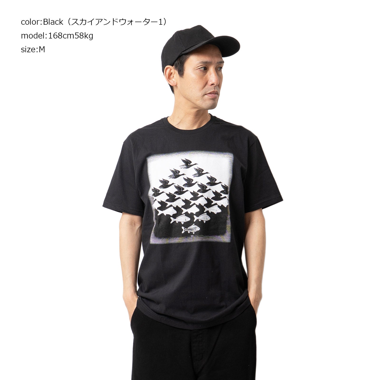 M.C.エッシャーM.C.Escher半袖Tシャツ