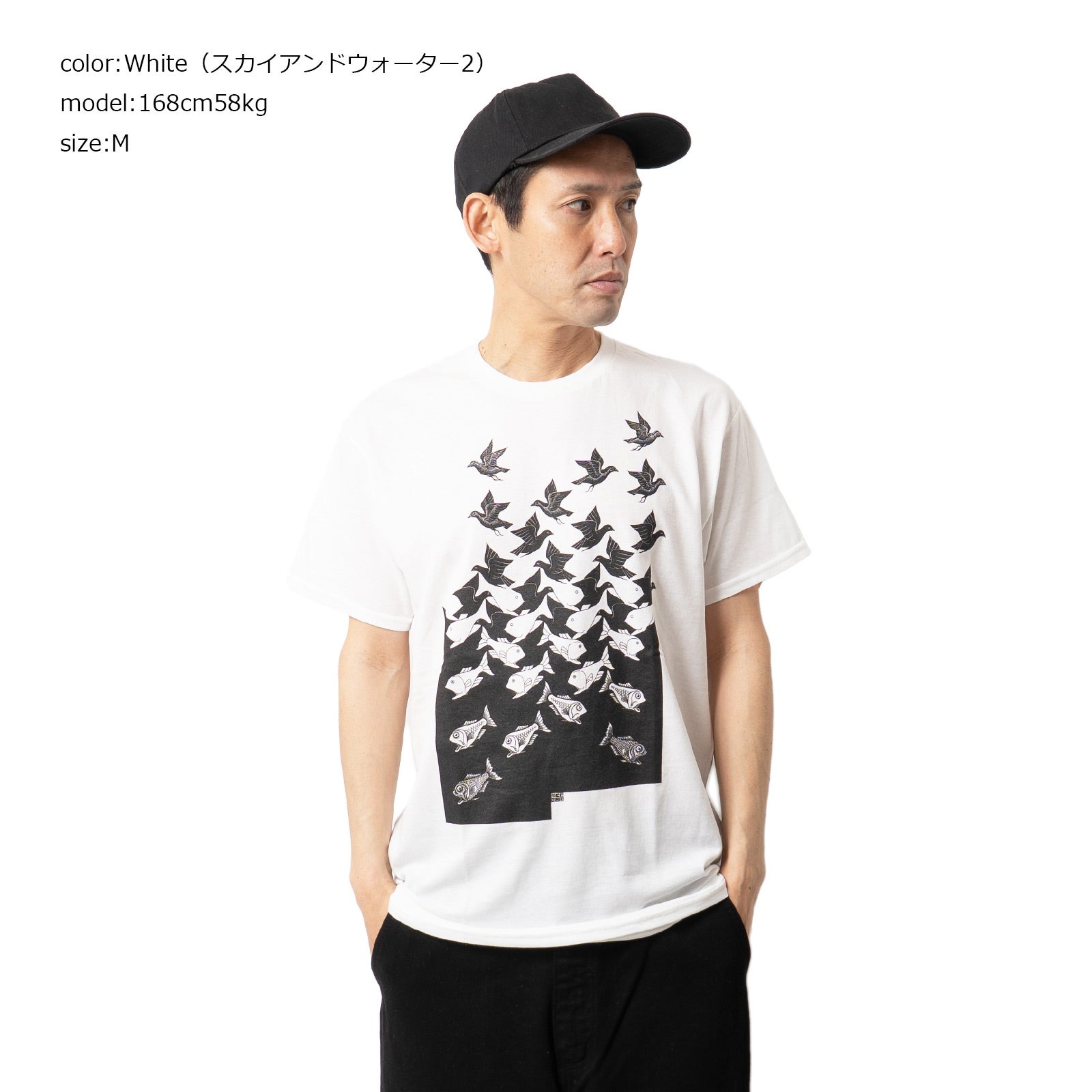 M.C.エッシャーM.C.Escher半袖Tシャツ