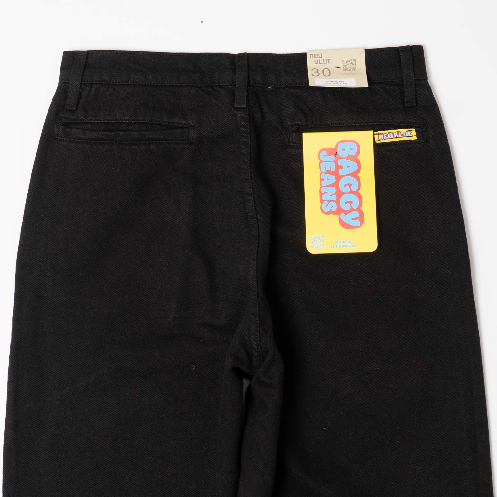 ネオブルーNEOBLUEブルデニムバギーチノパンツ6601