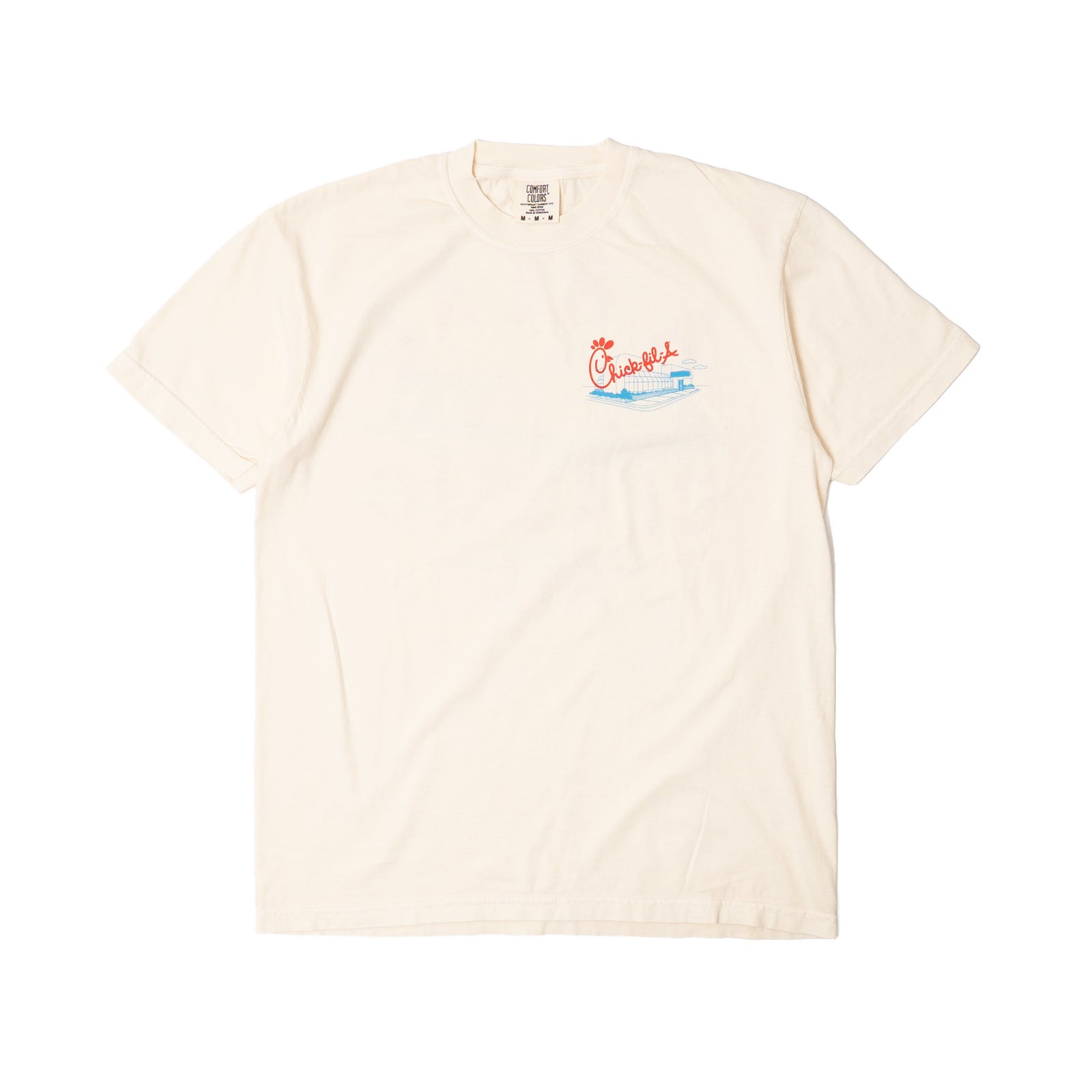 チックフィレイChick-fil-Aアリアルクラシックレストラン半袖Tシャツ