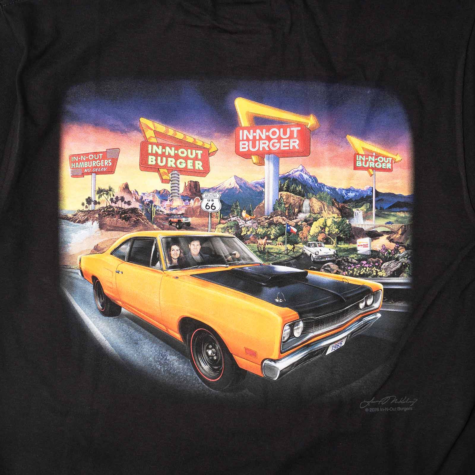 インアンドアウトバーガー半袖Tシャツ2026テンステイツ