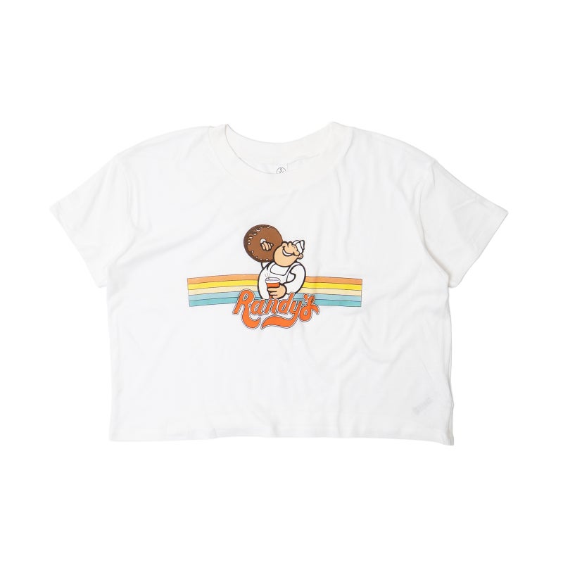 ランディーズドーナツRandy'sDonutsホワイトクロップドTシャツRD-3004