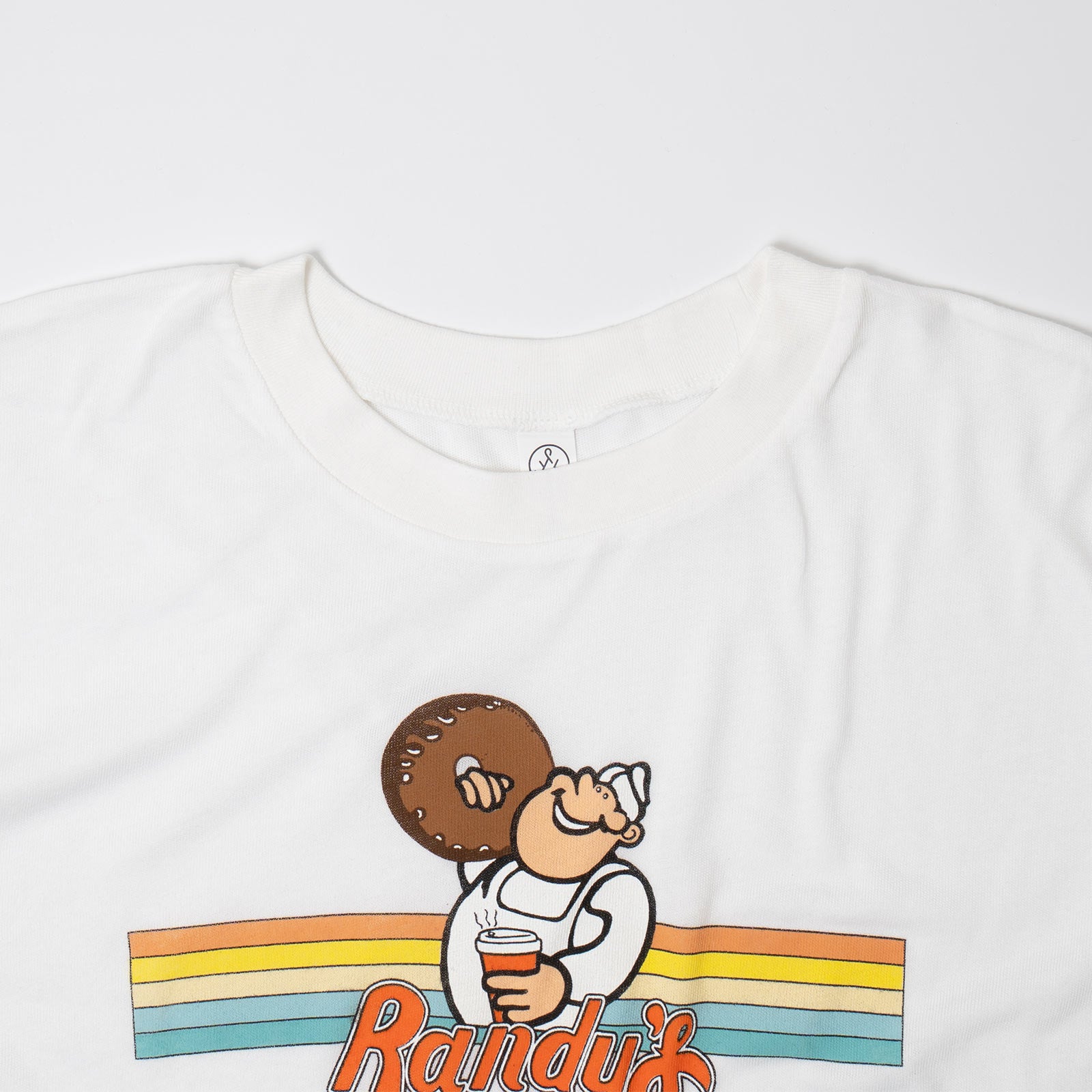 ランディーズドーナツRandy'sDonutsホワイトクロップドTシャツRD-3004
