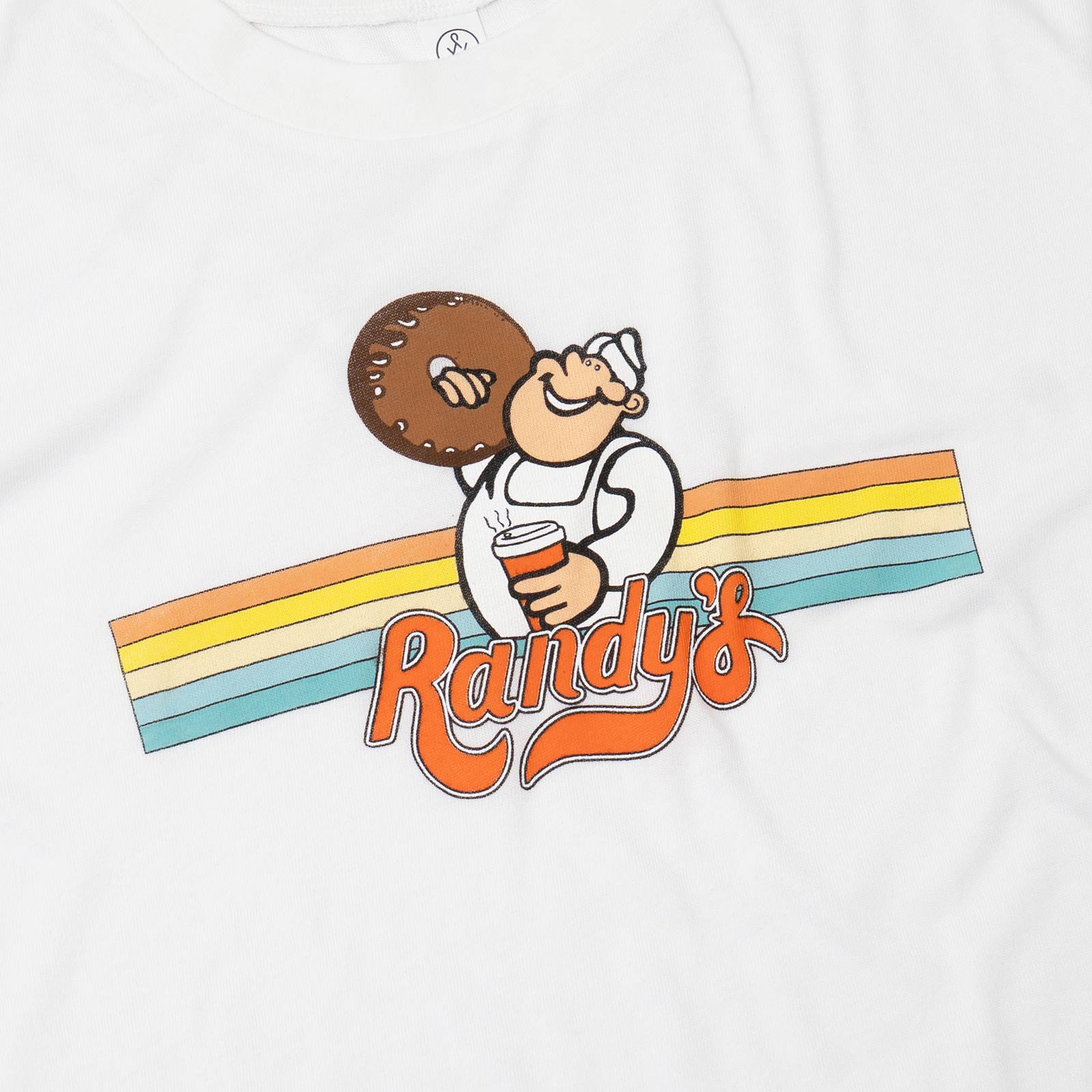 ランディーズドーナツRandy'sDonutsホワイトクロップドTシャツRD-3004