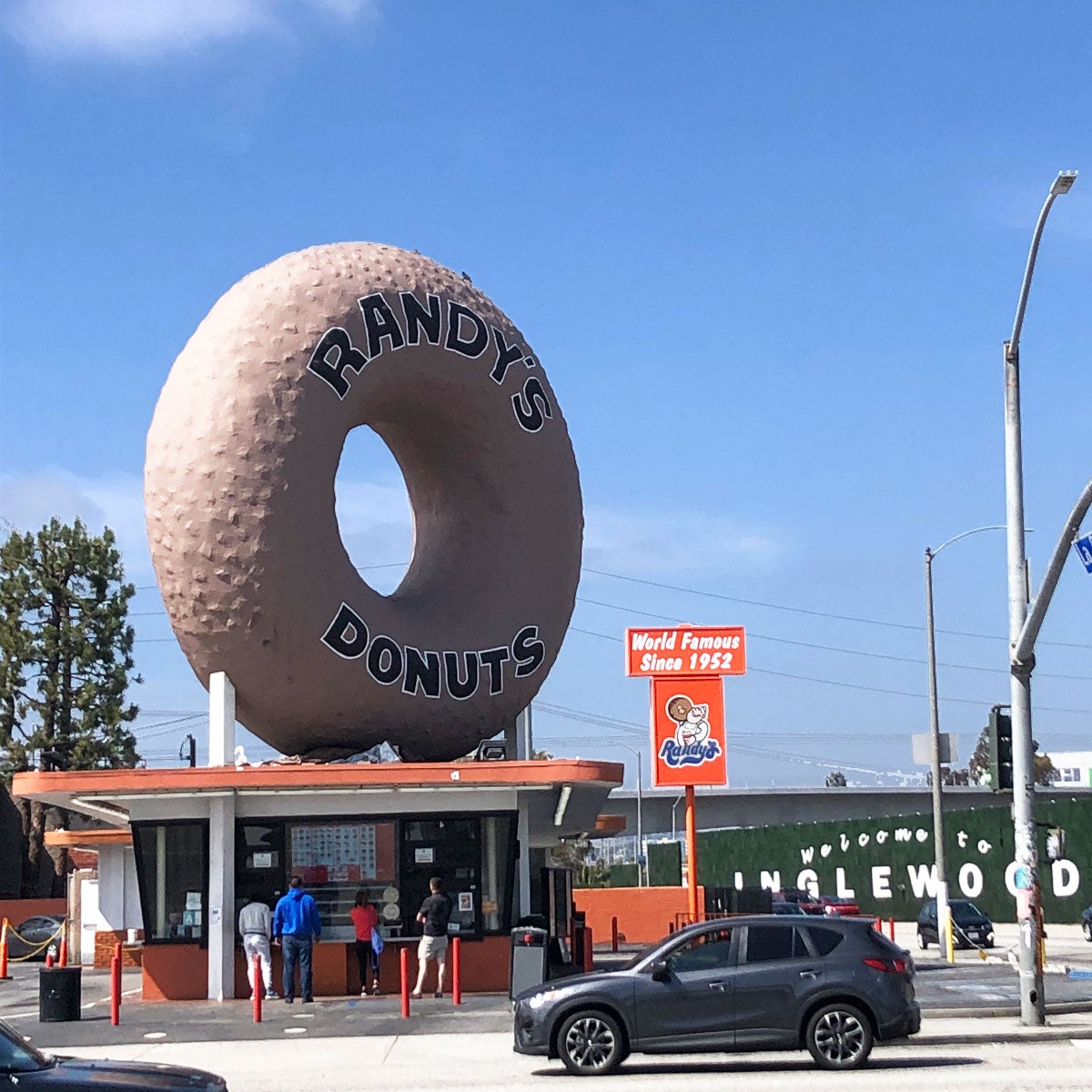 ランディーズドーナツRandy'sDonutsホワイトクロップドTシャツRD-3004