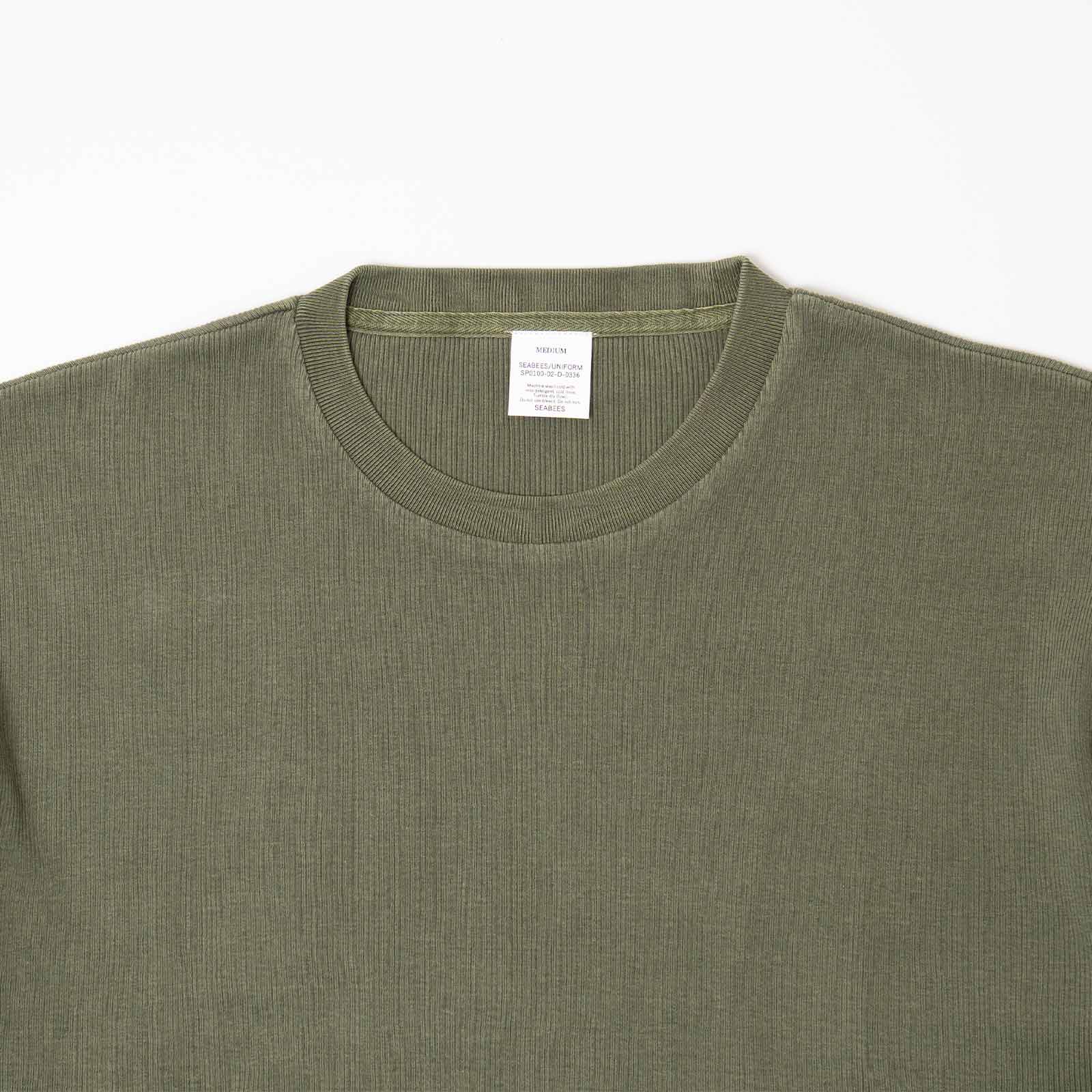 シービーズSEABEESピグメントテレコTシャツ
