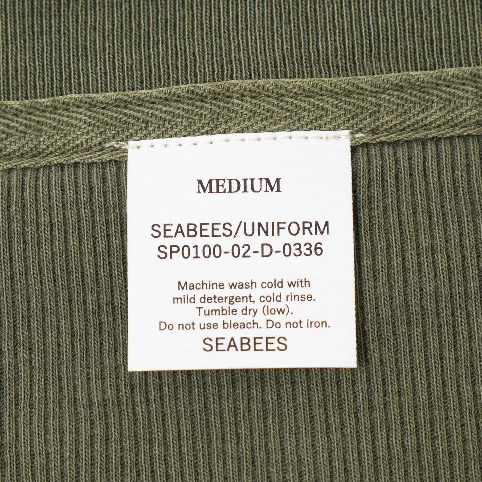 シービーズSEABEESピグメントテレコTシャツ
