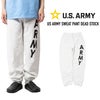 ソフィSOFFE米陸軍U.S.ARMY公式ロゴプリントスウェットパンツ